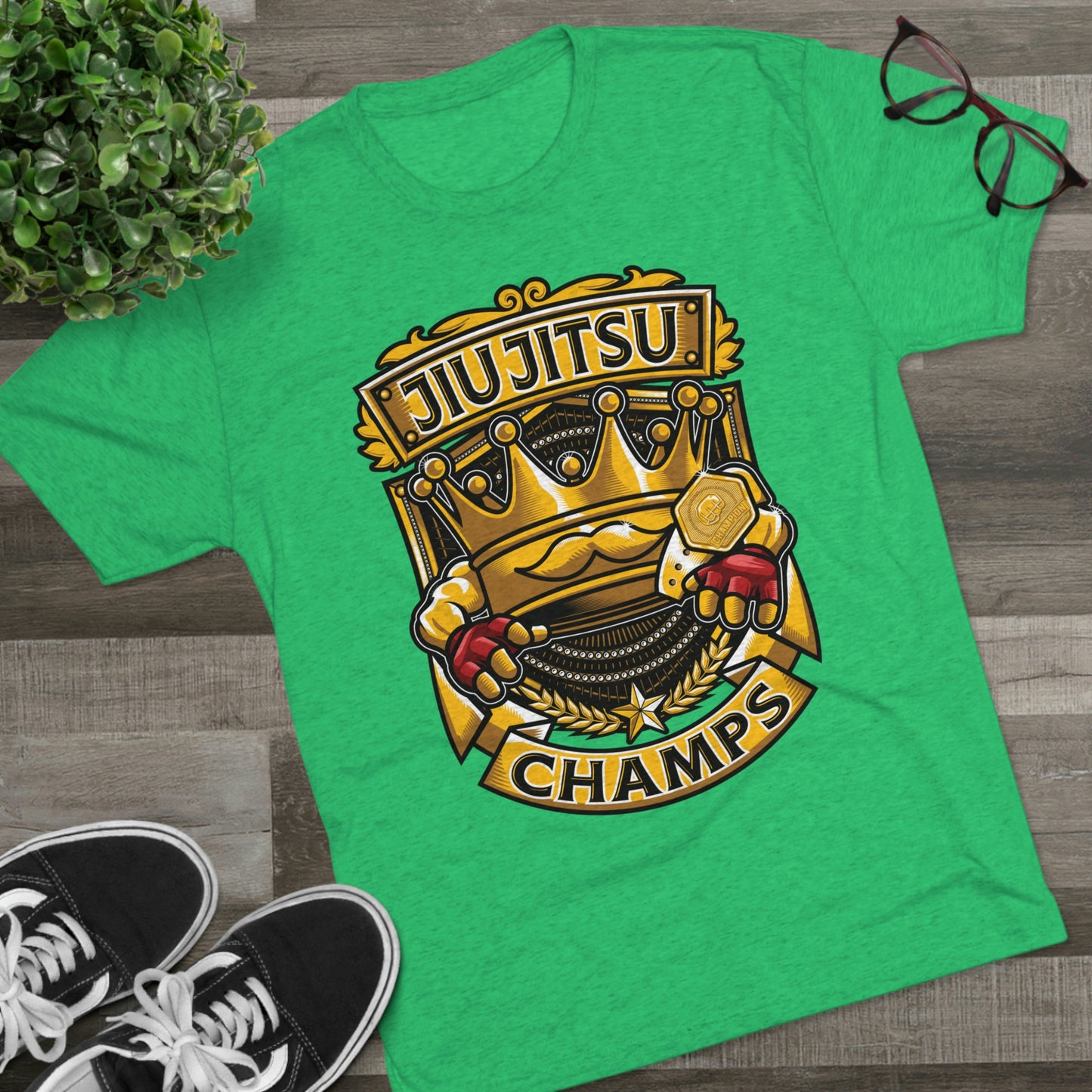 JIUJITSU CHAMPS - PREMIUM SOFT - Unisex Tri-Blend Crew Tee (Next Level 6010)