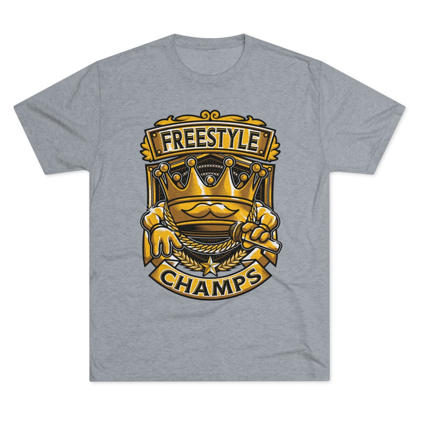 FREESTYLE CHAMPS - PREMIUM SOFT - Unisex Tri-Blend Crew Tee (Next Level 6010)