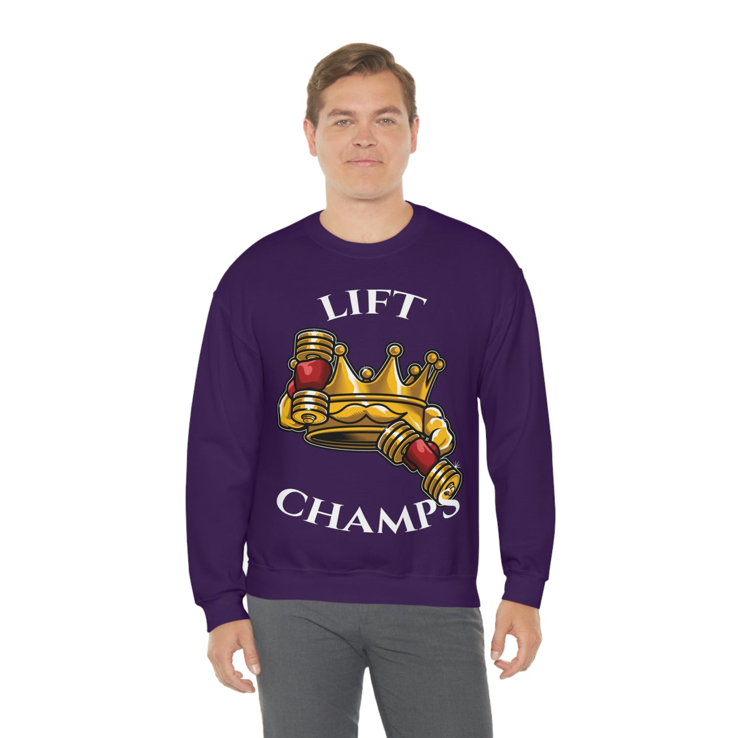 Lift Champs! - Unisex Heavy Blend™ Crewneck Sweatshirt
