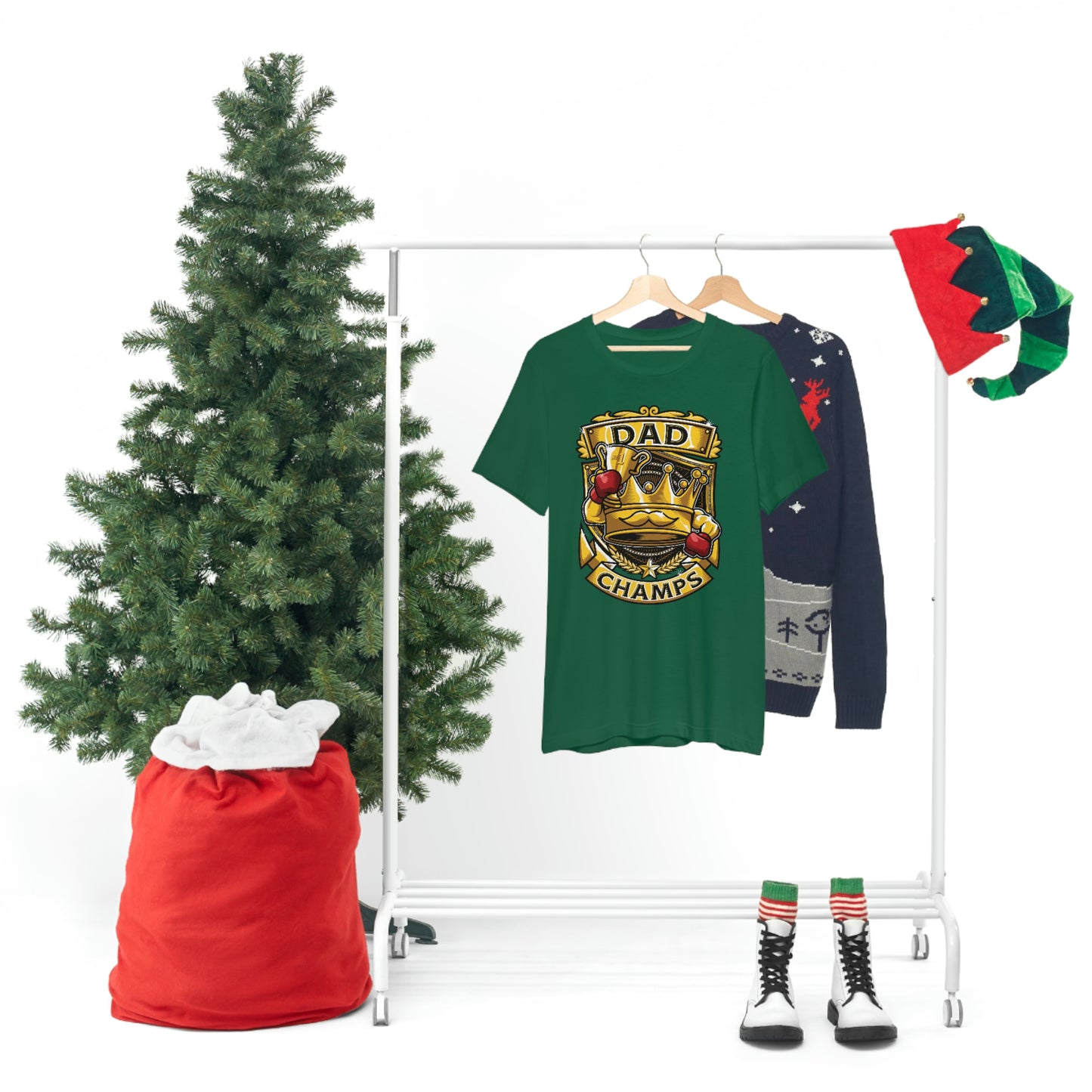 Dad Champs! - Unisex Jersey Short Sleeve Tee (Canvas-Bella)