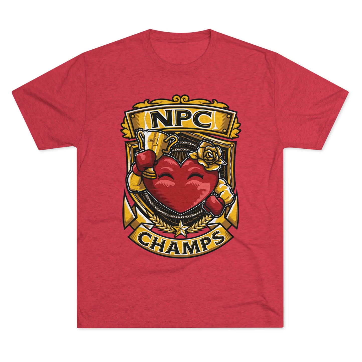NPC CHAMPS - PREMIUM SOFT - Unisex Tri-Blend Crew Tee (Next Level 6010)