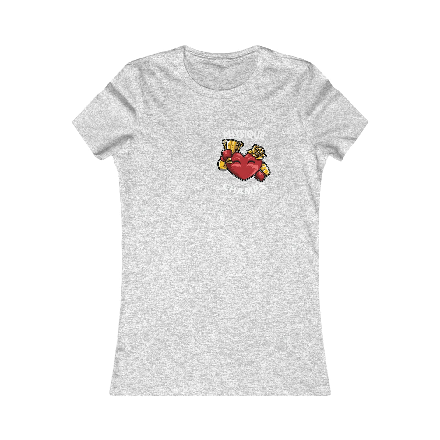 NPC PHYSIQUE CHAMPS (Small Front Logo) - Women's Favorite Tee (Bella+Canvas)