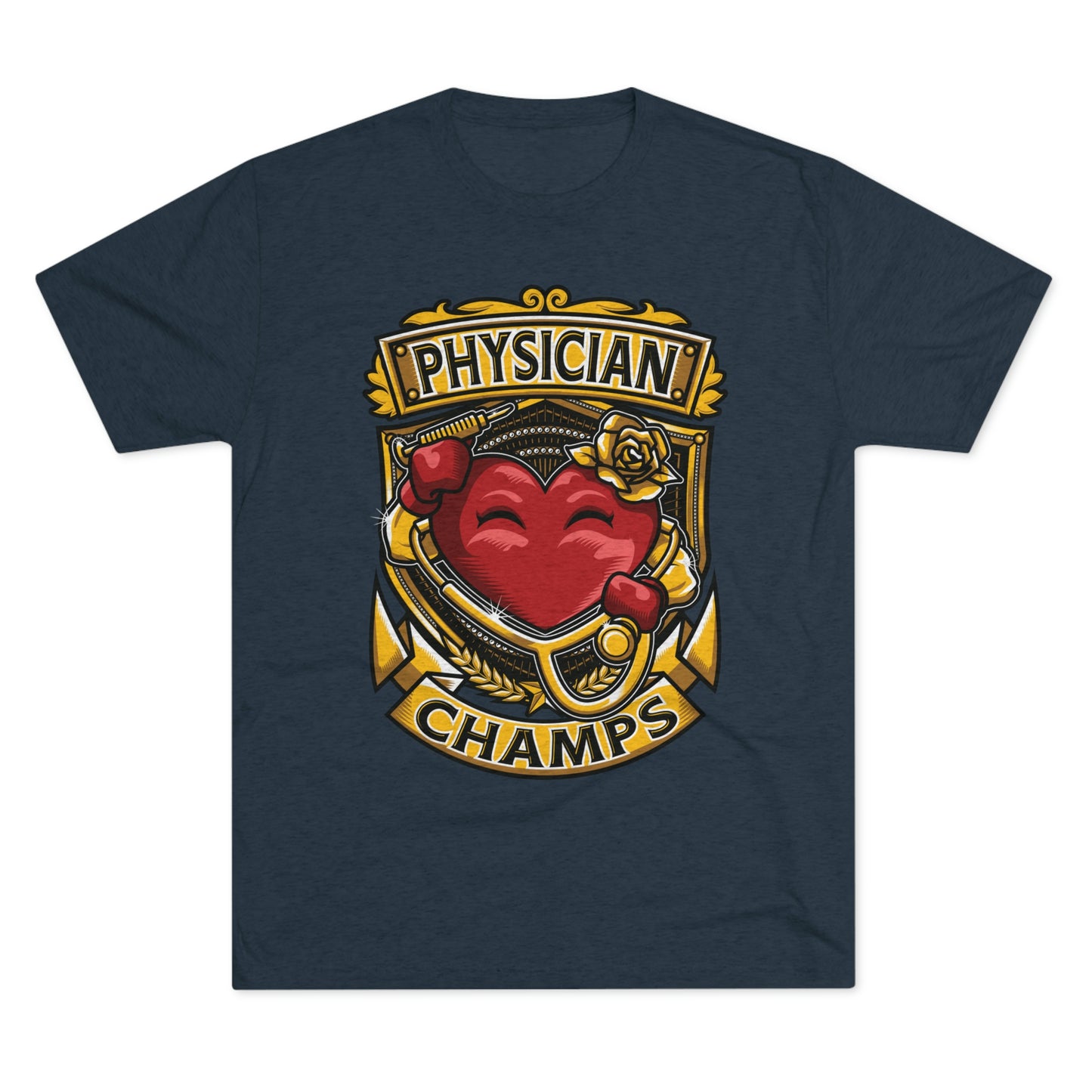 PHYSICIAN CHAMPS - PREMIUM SOFT - Unisex Tri-Blend Crew Tee (Next Level 6010)