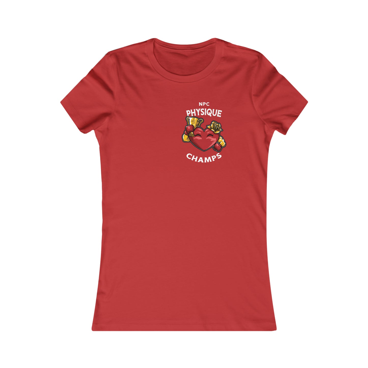 NPC PHYSIQUE CHAMPS (Small Front Logo) - Women's Favorite Tee (Bella+Canvas)
