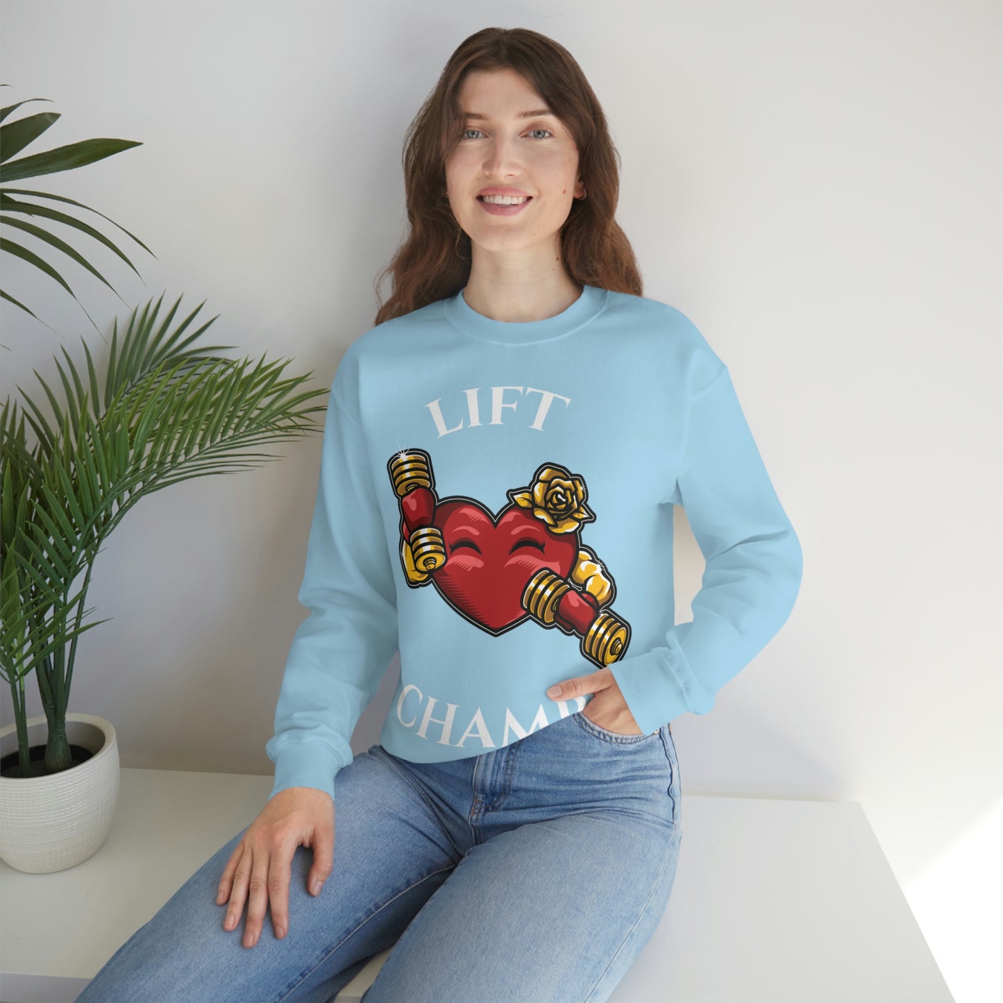 Lift Champs! - Unisex Heavy Blend™ Crewneck Sweatshirt