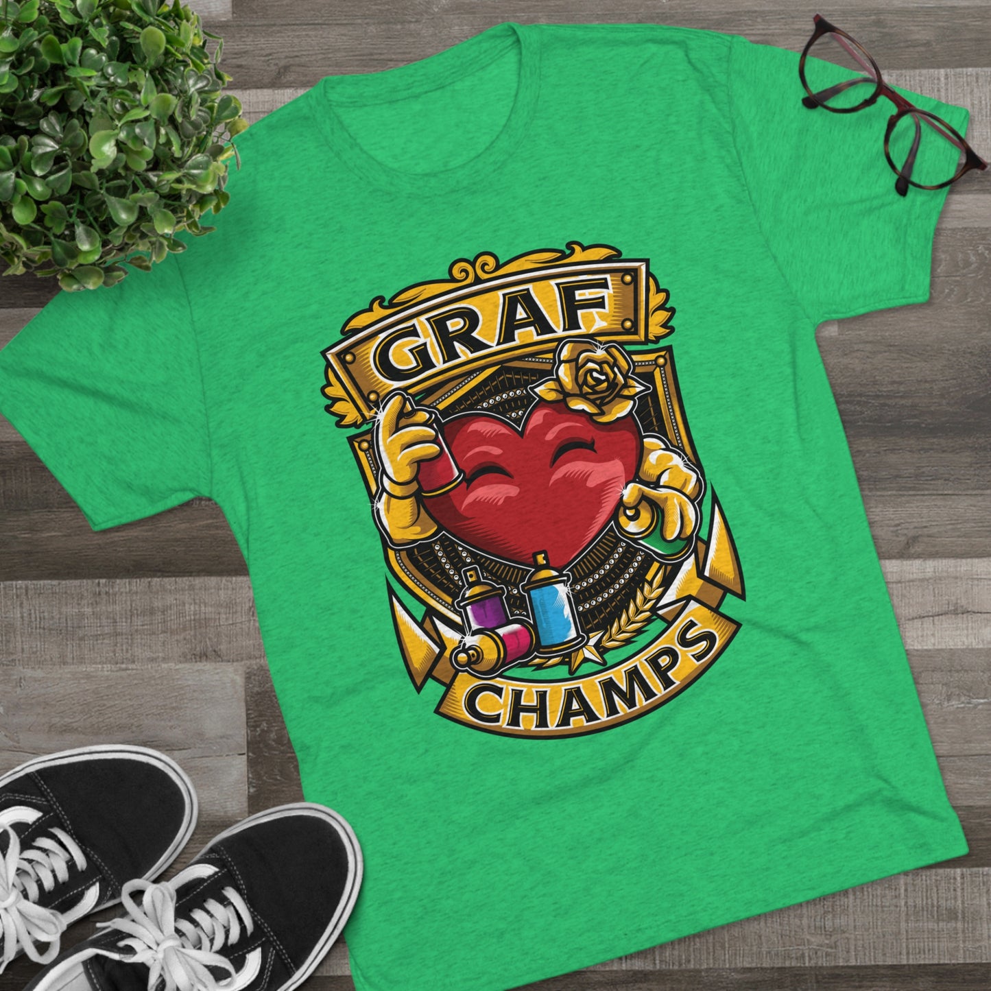 GRAF CHAMPS - PREMIUM SOFT - Unisex Tri-Blend Crew Tee (Next Level 6010)