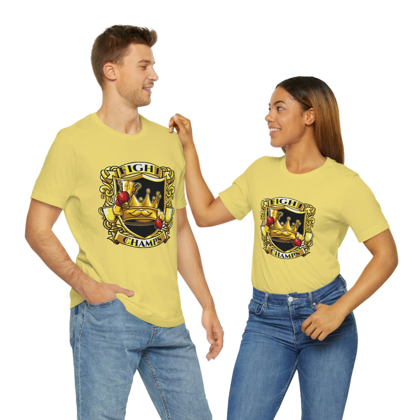 Fight Champs! Unisex Jersey Short Sleeve Tee (Bella+Canvas)