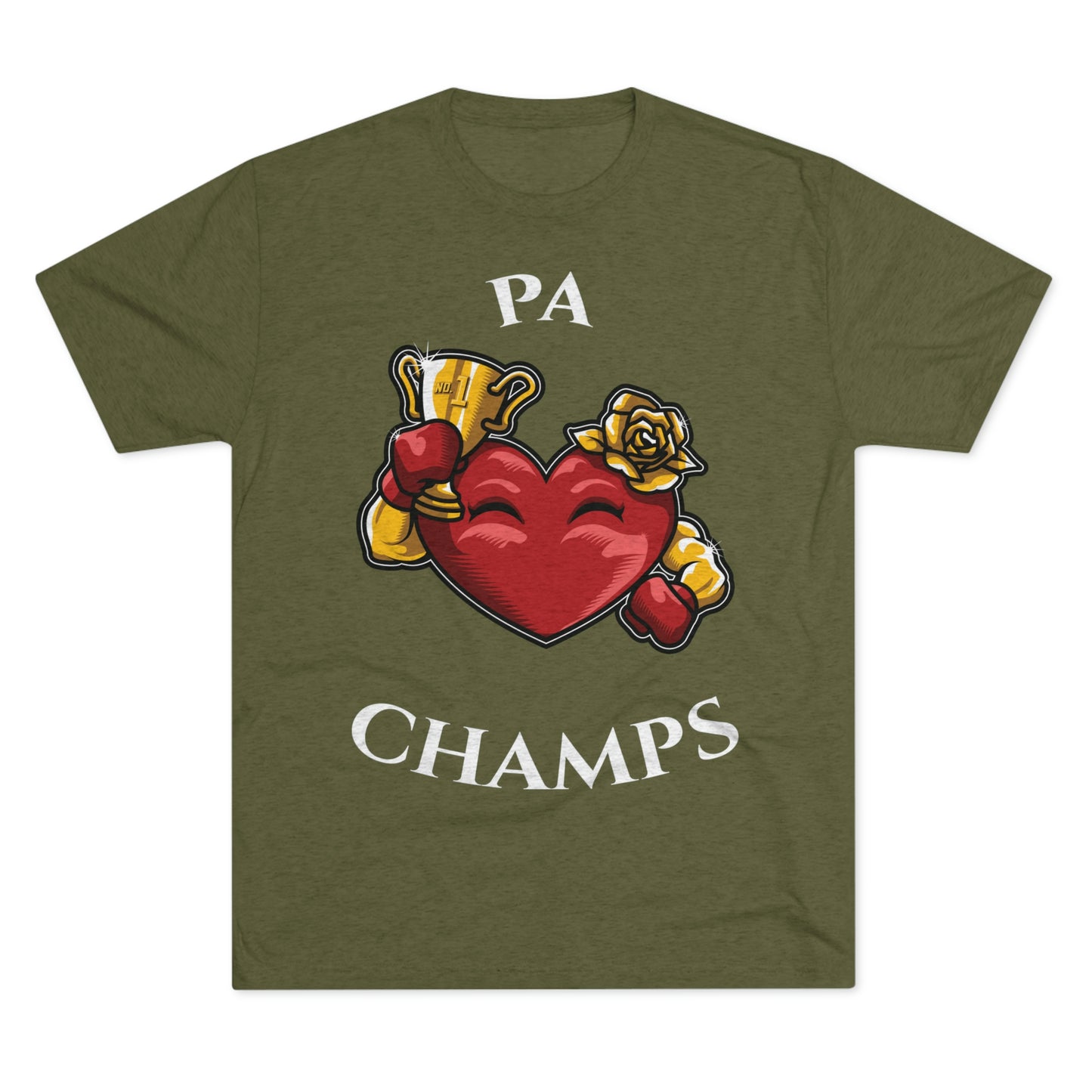 PA CHAMPS (Alternate Logo) - PREMIUM SOFT - Unisex Tri-Blend Crew Tee (Next Level 6010)