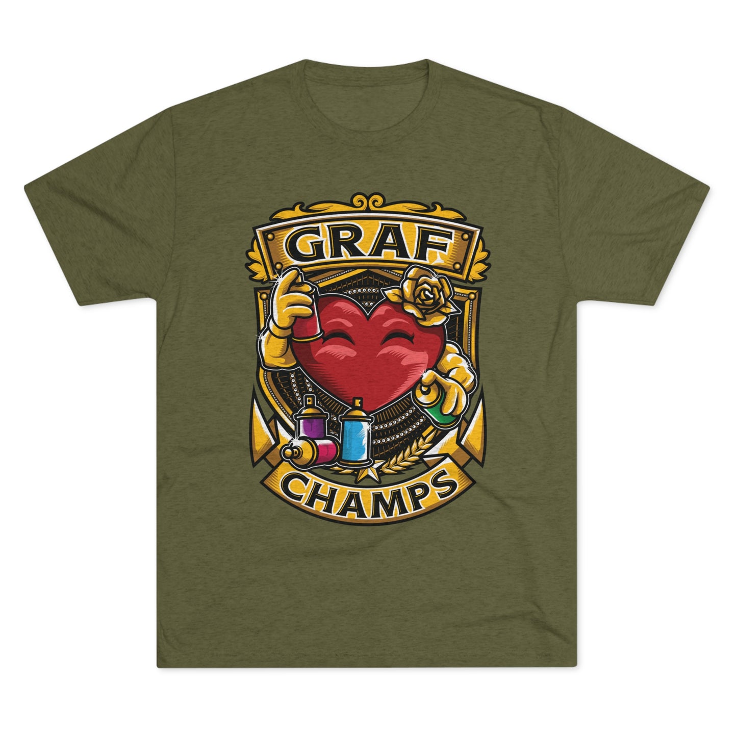GRAF CHAMPS - PREMIUM SOFT - Unisex Tri-Blend Crew Tee (Next Level 6010)
