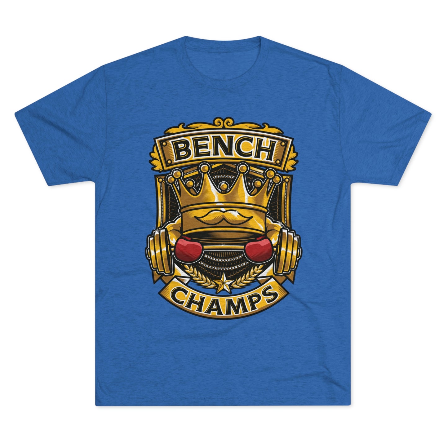 BENCH CHAMPS - PREMIUM SOFT - Unisex Tri-Blend Crew Tee (Next Level 6010)