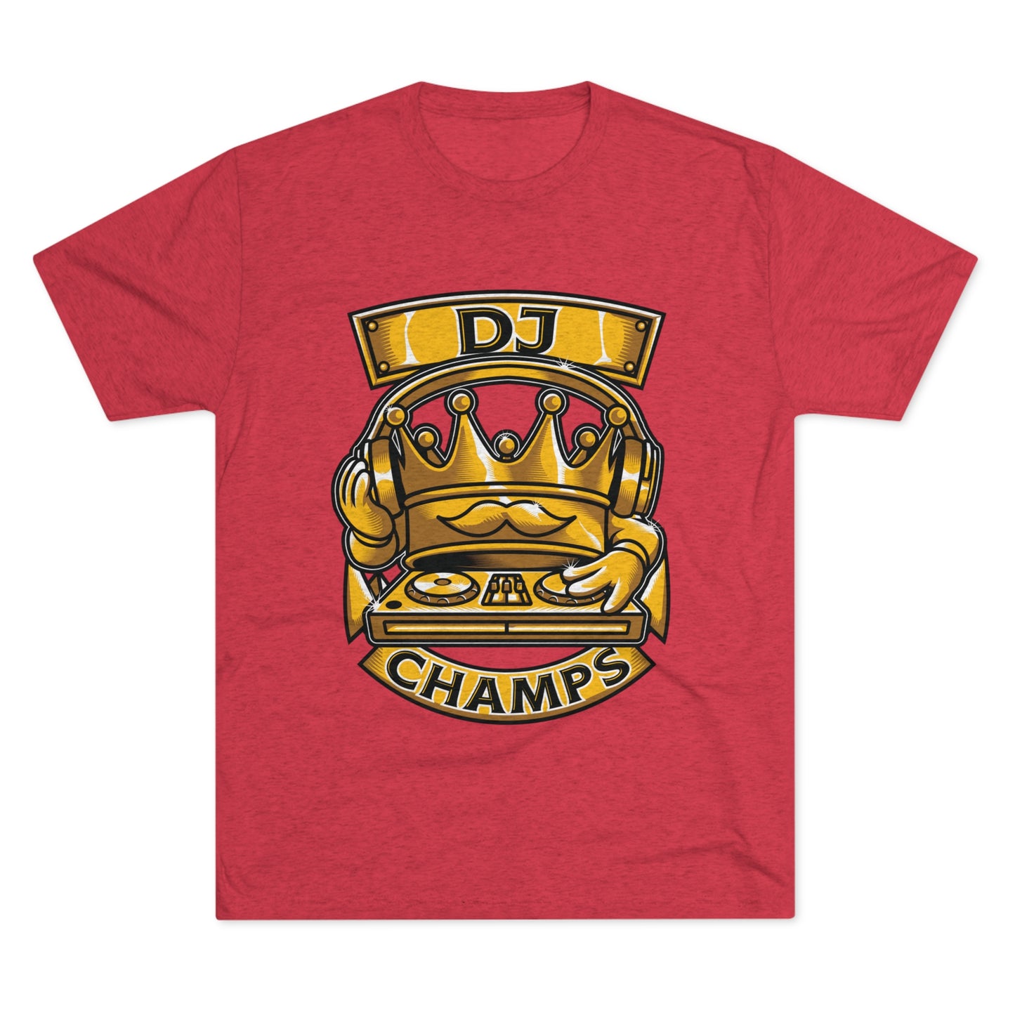 DJ CHAMPS - PREMIUM SOFT - Unisex Tri-Blend Crew Tee (Next Level 6010)