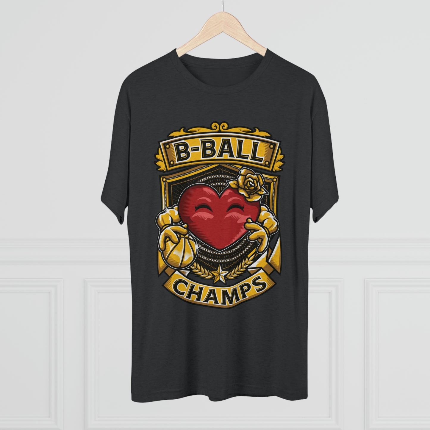 B-BALL CHAMPS - PREMIUM SOFT - Unisex Tri-Blend Crew Tee (Next Level 6010)