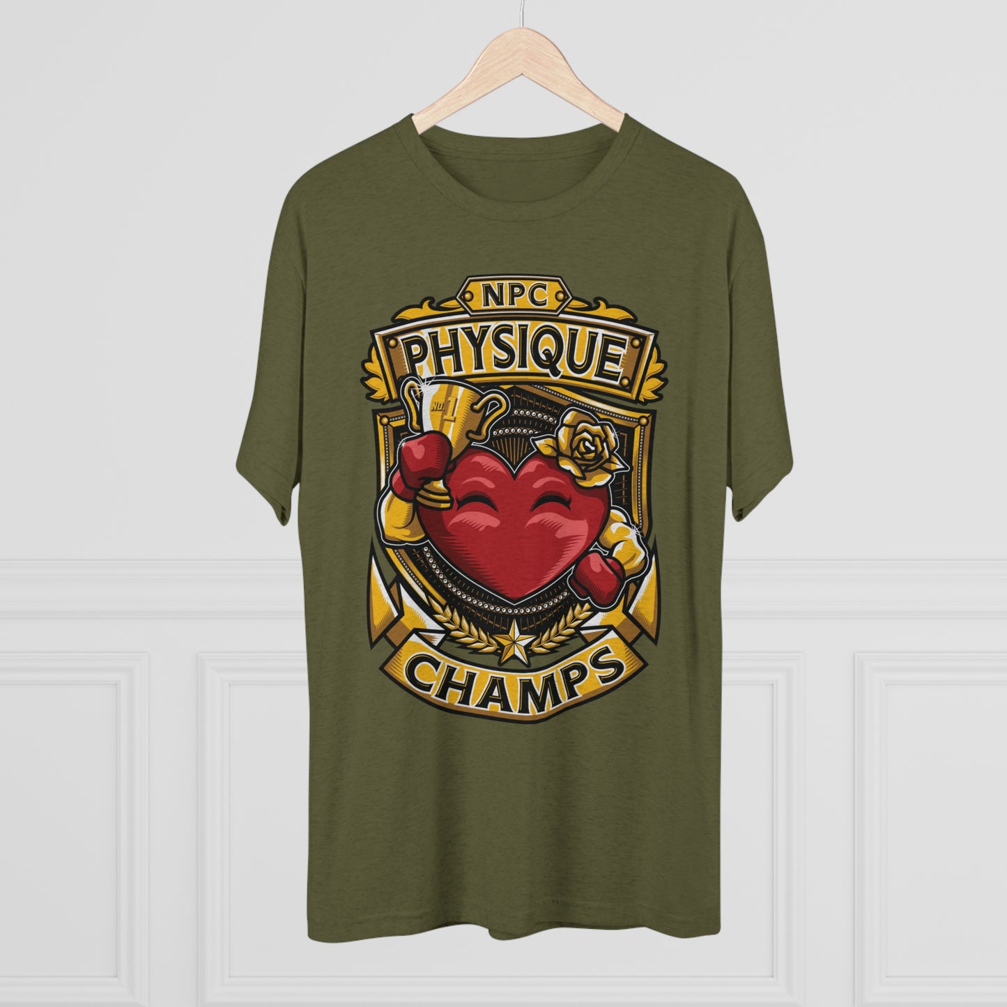 NPC PHYSIQUE CHAMPS - PREMIUM SOFT - Unisex Tri-Blend Crew Tee (Next Level 6010)