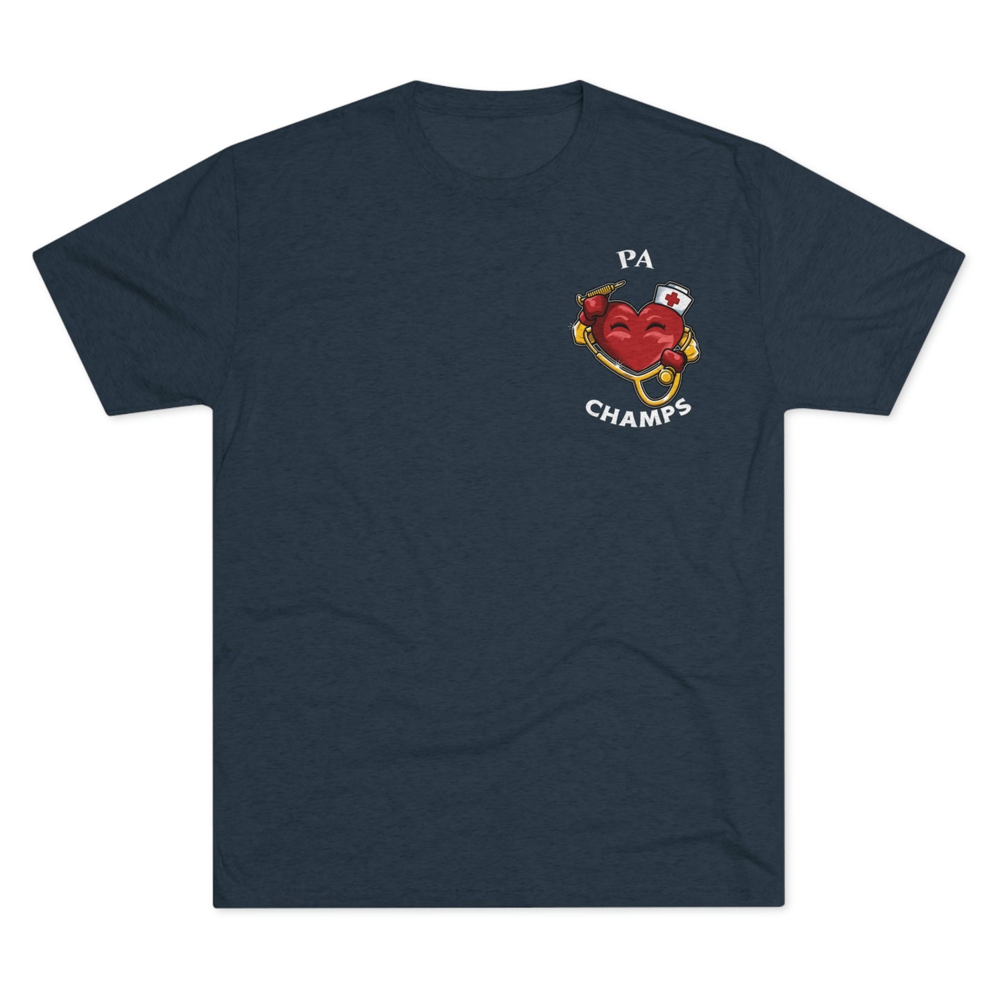 PA CHAMPS (Small Logo) - PREMIUM SOFT - Unisex Tri-Blend Crew Tee (Next Level 6010)