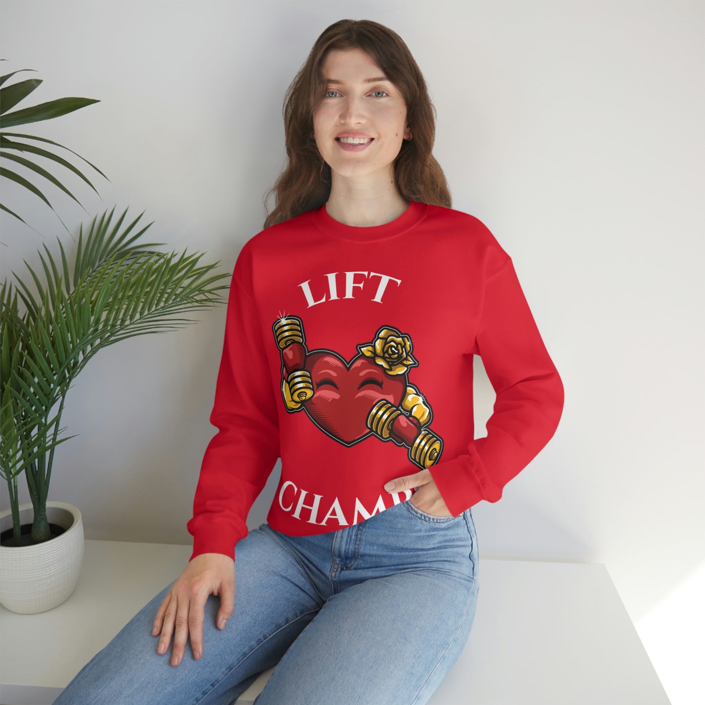 Lift Champs! - Unisex Heavy Blend™ Crewneck Sweatshirt