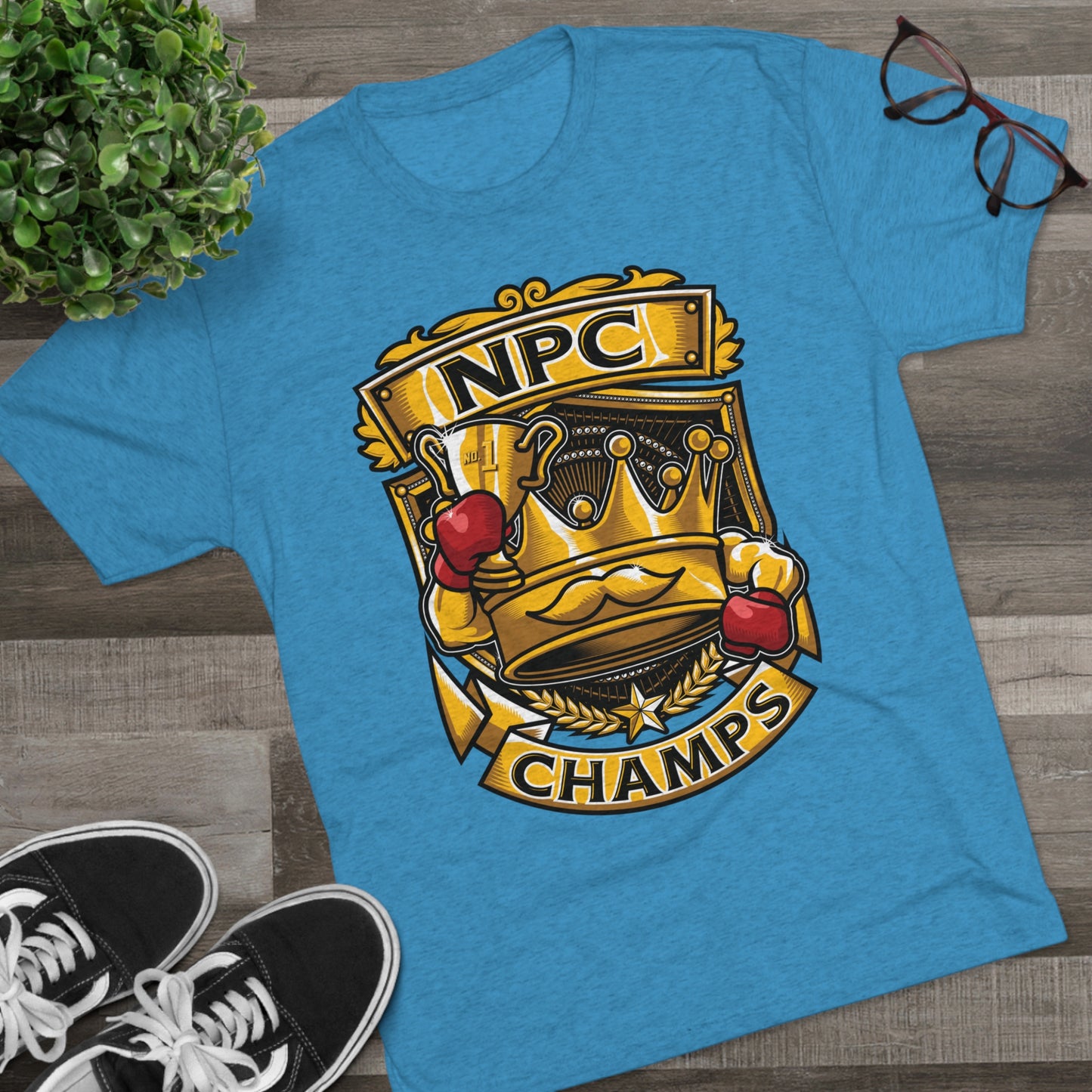 NPC CHAMPS - PREMIUM SOFT - Unisex Tri-Blend Crew Tee (Next Level 6010)