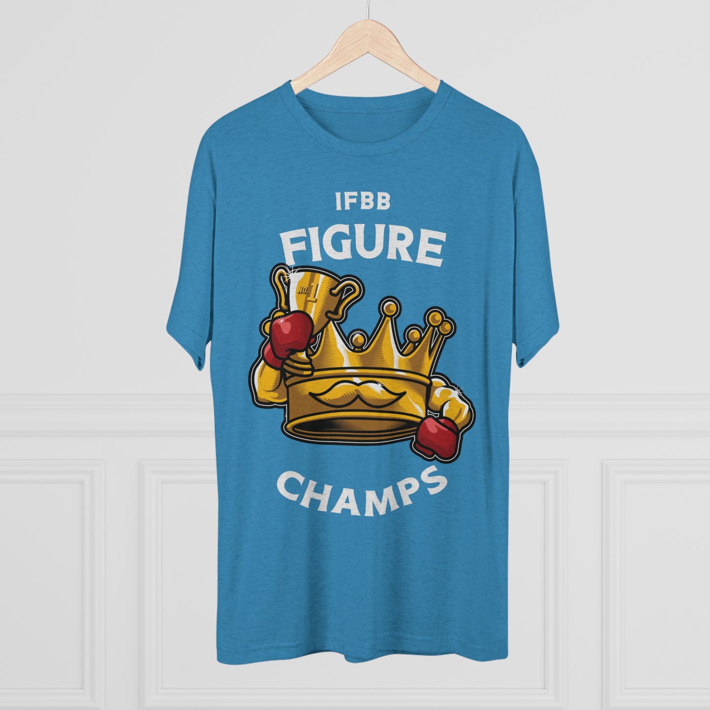 IFBB FIGURE CHAMPS (v2) - PREMIUM SOFT - Unisex Tri-Blend Crew Tee (Next Level 6010)