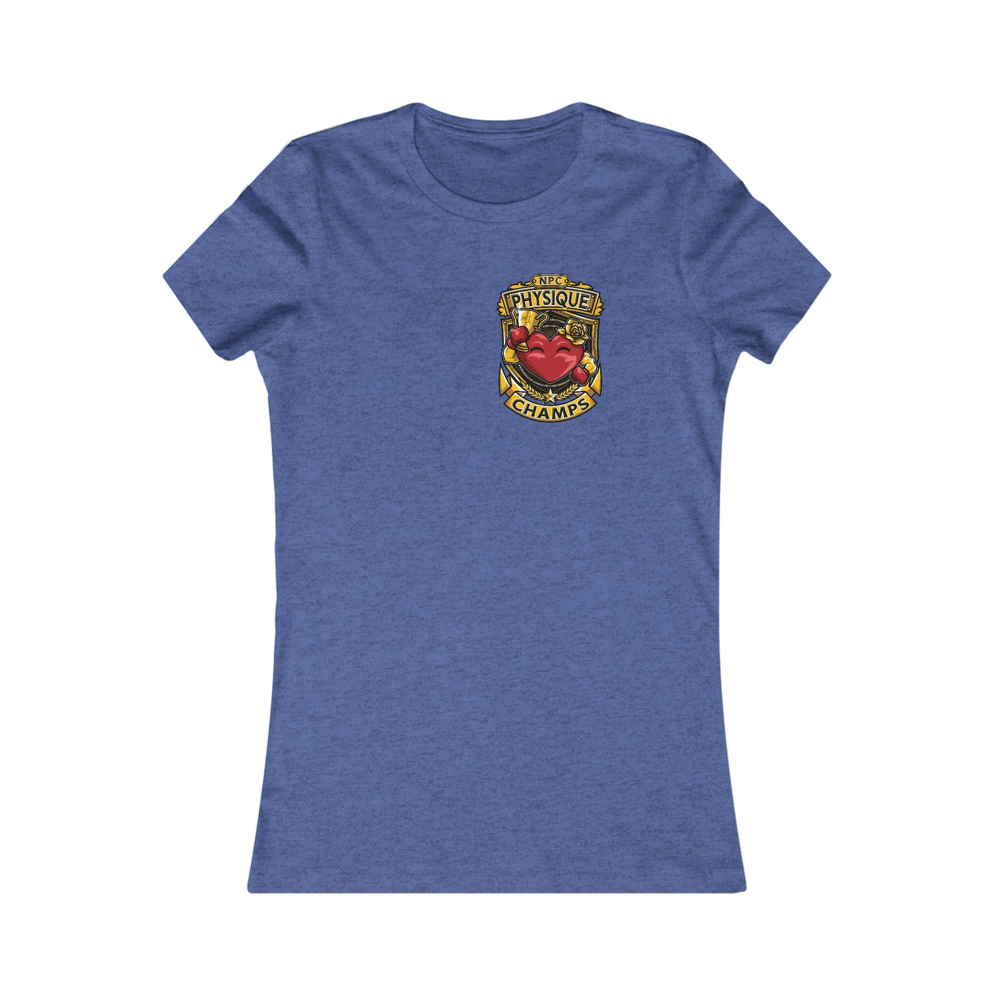 NPC PHYSIQUE CHAMPS! (Small Front Logo) - Women's Favorite Tee (Bella+Canvas)