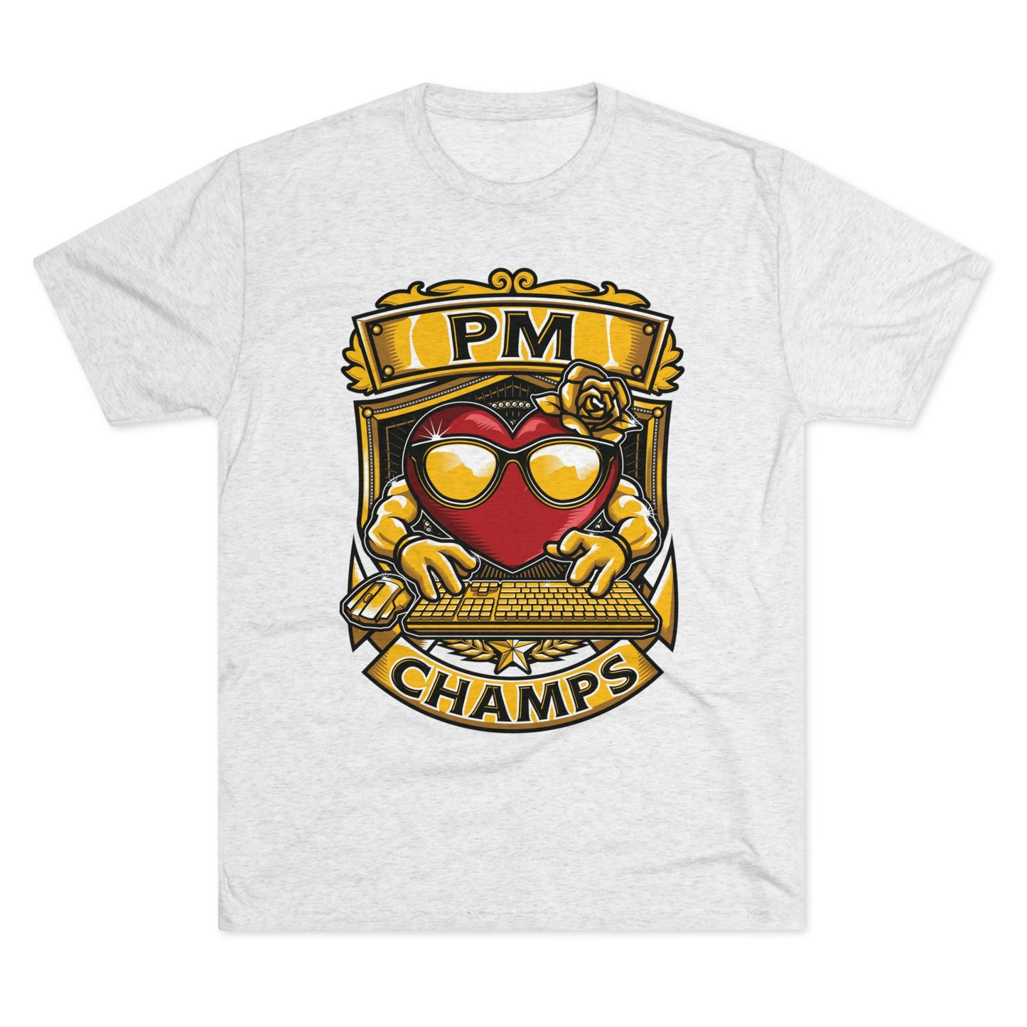 PM CHAMPS - PREMIUM SOFT - Unisex Tri-Blend Crew Tee (Next Level 6010)