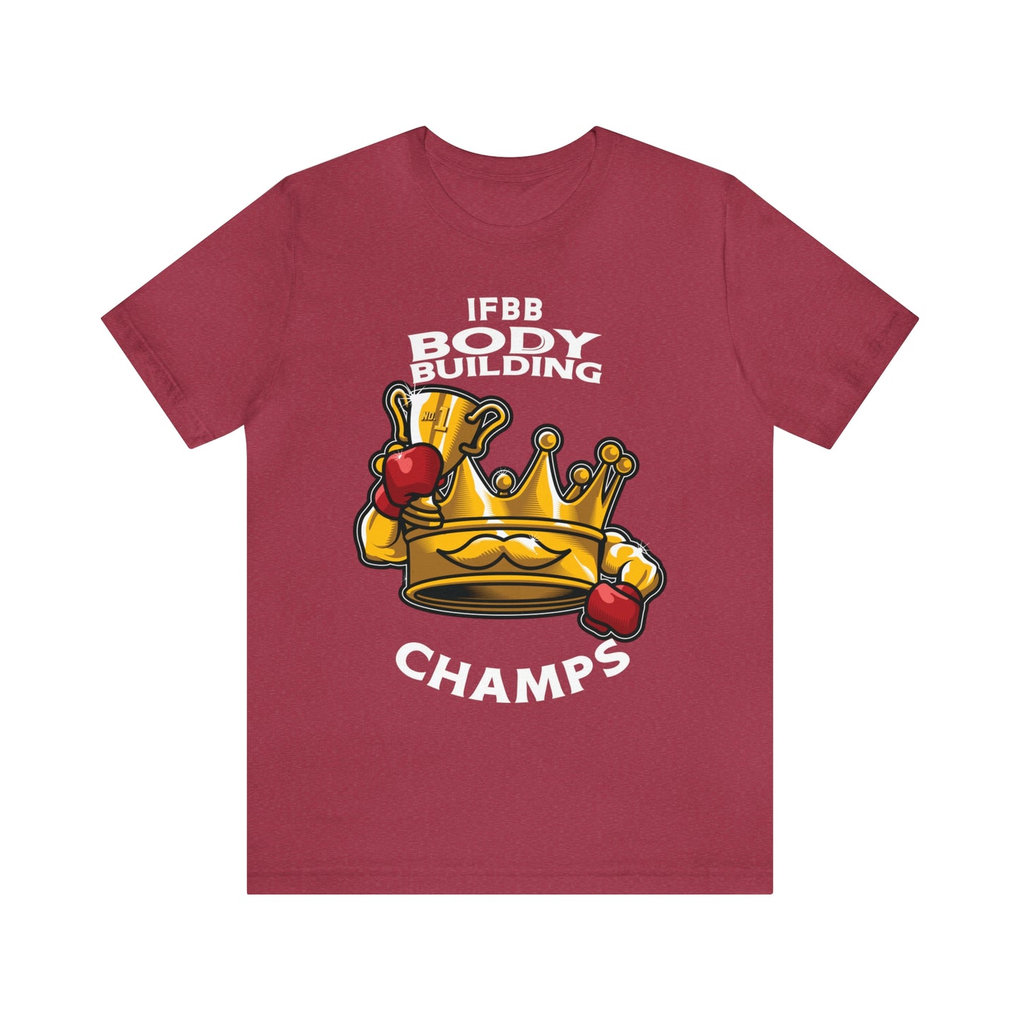 IFBB BODY BUILDING CHAMPS (v2) - Unisex Jersey Short Sleeve Tee (Bella+Canvas)