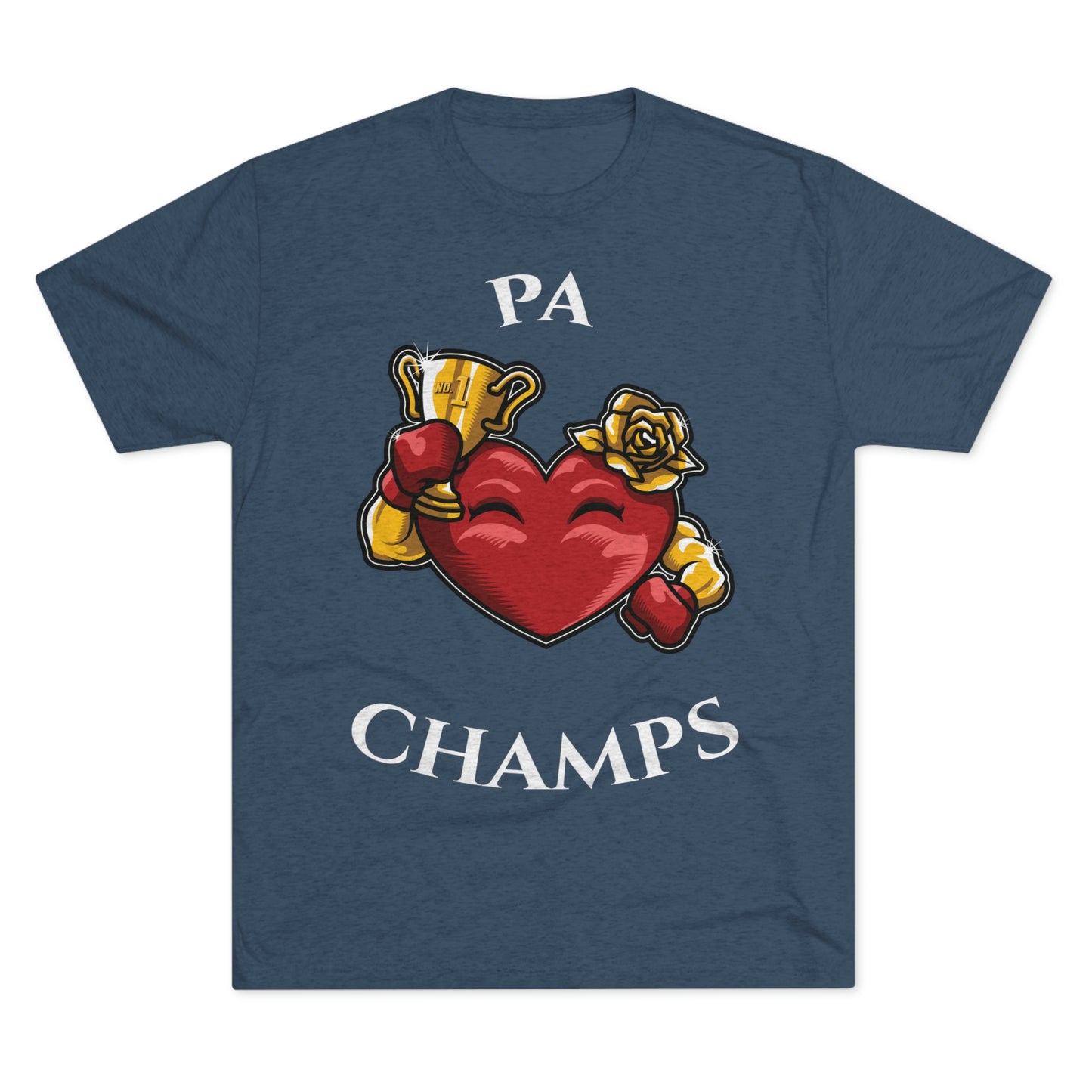PA CHAMPS (Alternate Logo) - PREMIUM SOFT - Unisex Tri-Blend Crew Tee (Next Level 6010)
