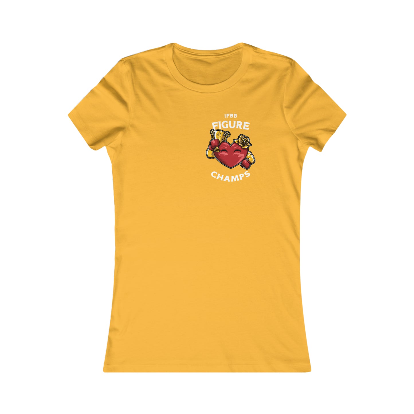 IFBB FIGURE CHAMPS (Small Front Logo) - Women's Favorite Tee (Bella+Canvas)