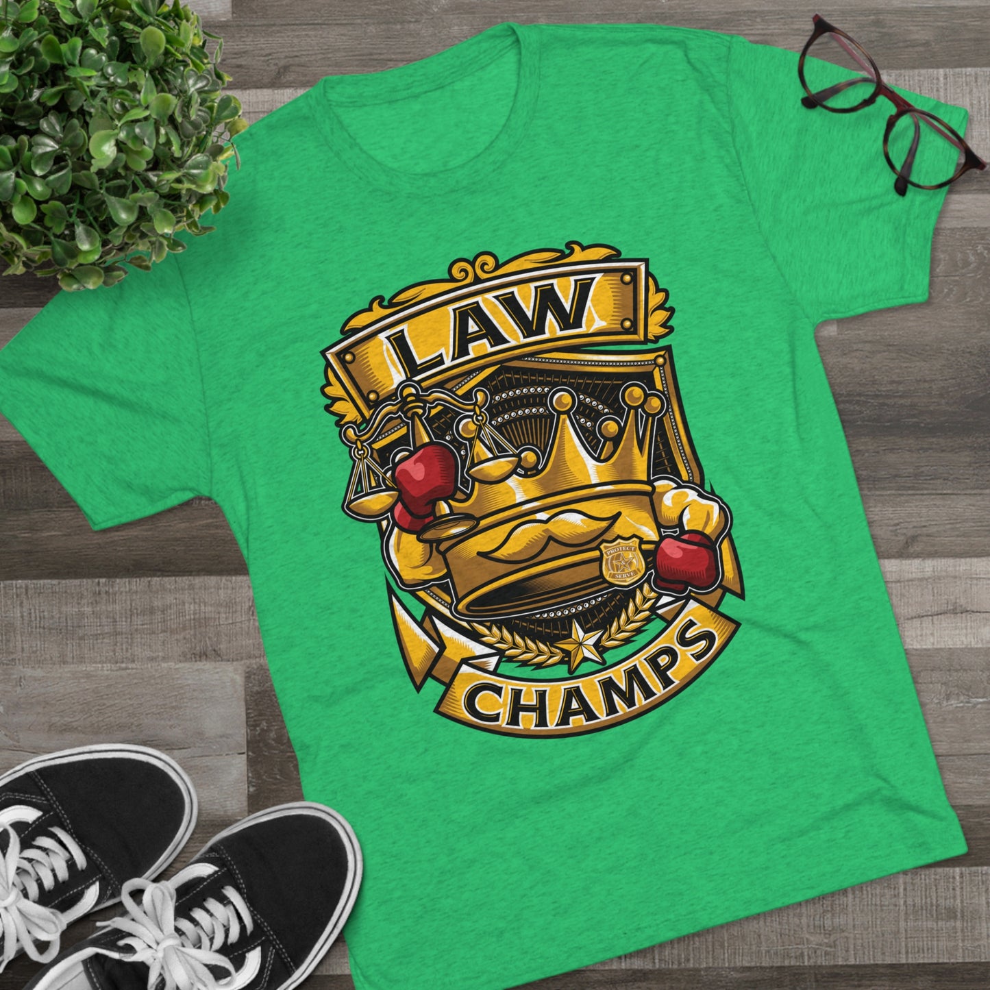 LAW CHAMPS - PREMIUM SOFT - Unisex Tri-Blend Crew Tee (Next Level 6010)
