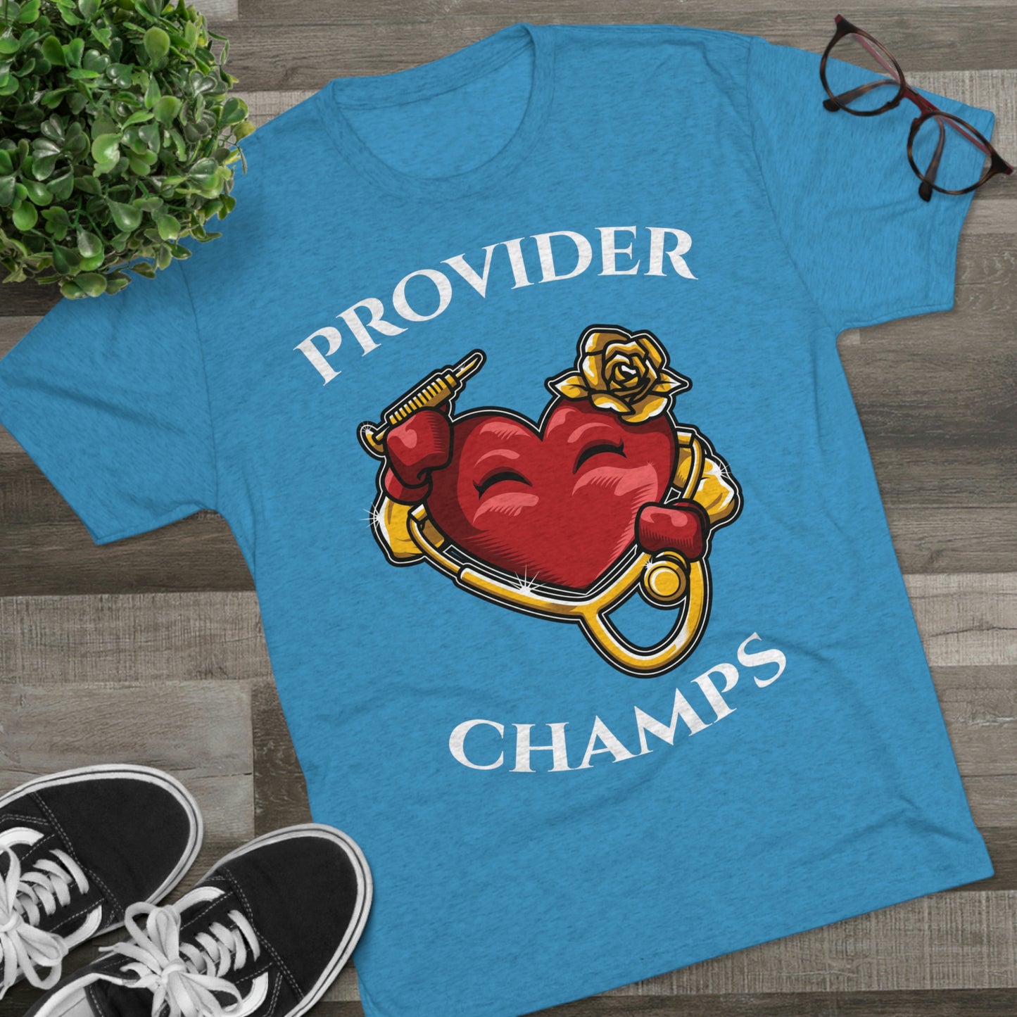 PROVIDER CHAMPS - PREMIUM SOFT - Unisex Tri-Blend Crew Tee (Next Level 6010)