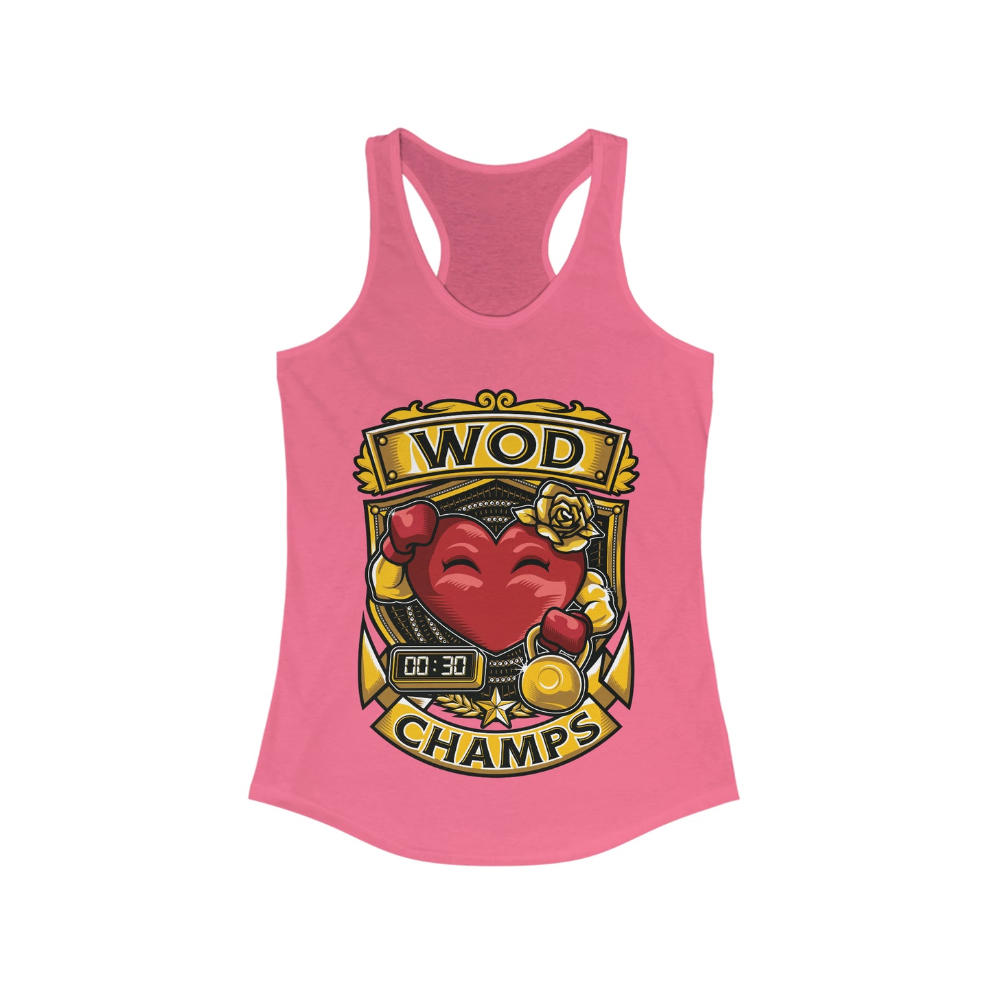 WOD CHAMPS - Women's Ideal Racerback Tank