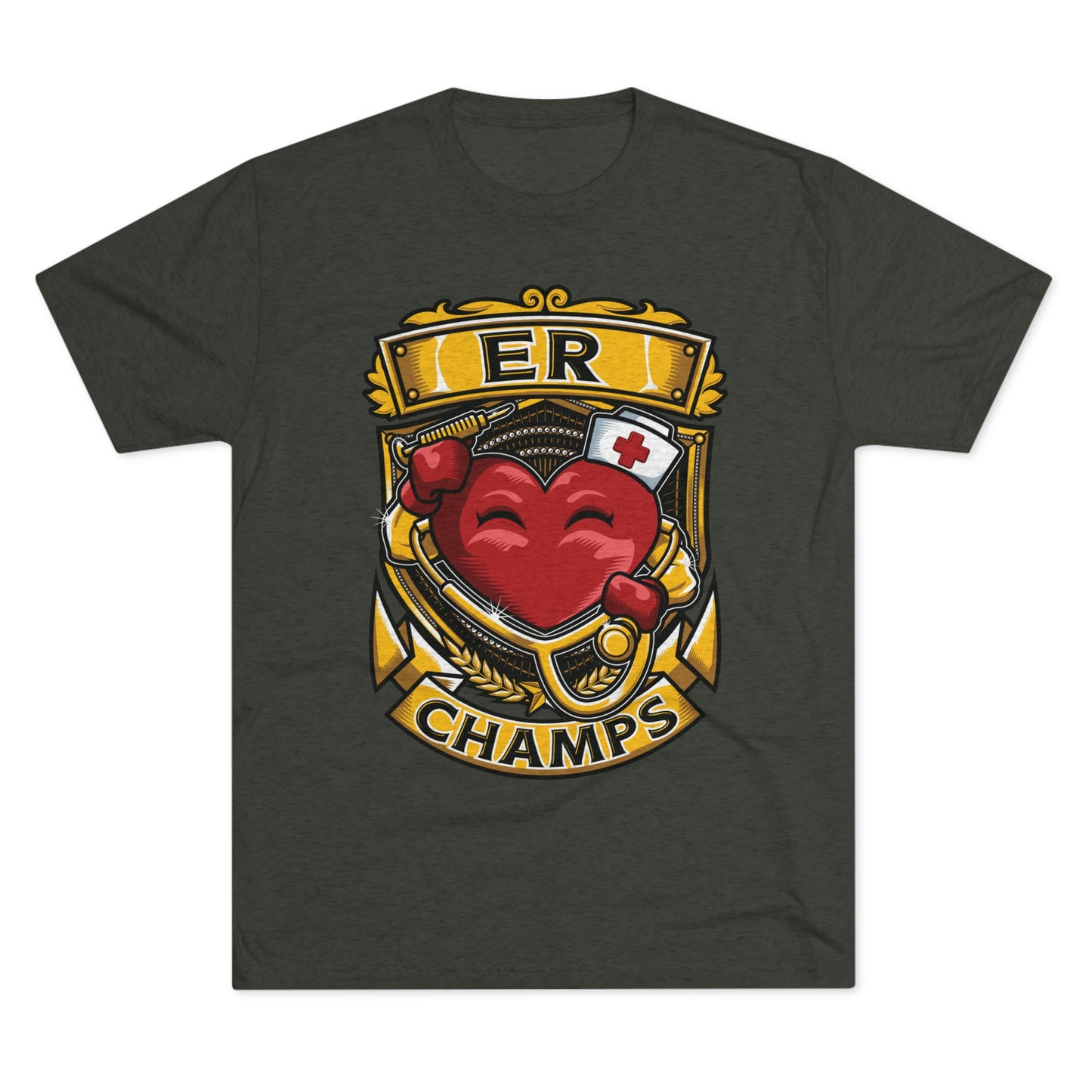 ER CHAMPS - PREMIUM SOFT - Unisex Tri-Blend Crew Tee (Next Level 6010)