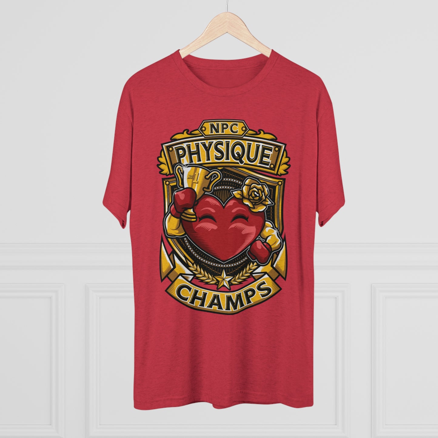 NPC PHYSIQUE CHAMPS - PREMIUM SOFT - Unisex Tri-Blend Crew Tee (Next Level 6010)