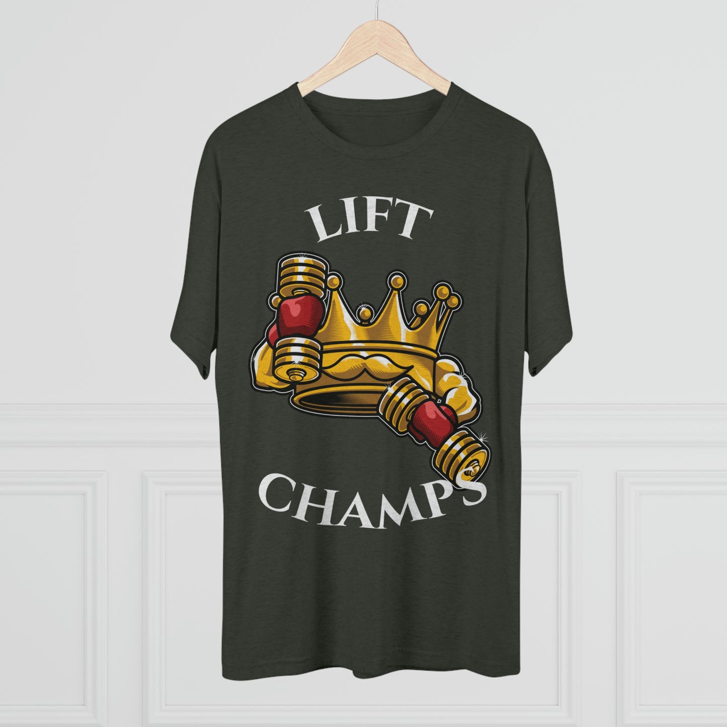 LIFT CHAMPS - PREMIUM SOFT - Unisex Tri-Blend Crew Tee (Next Level 6010)