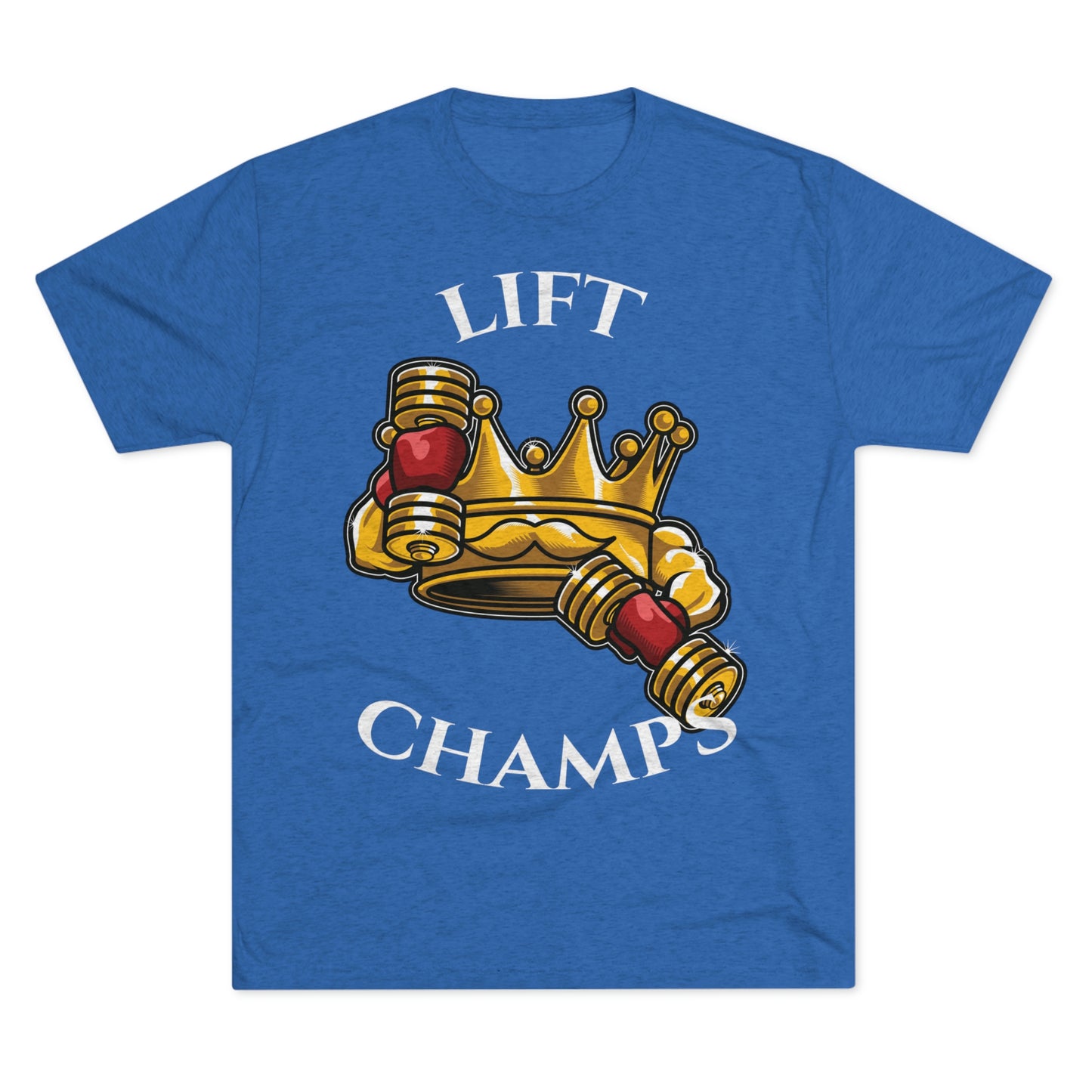 LIFT CHAMPS - PREMIUM SOFT - Unisex Tri-Blend Crew Tee (Next Level 6010)