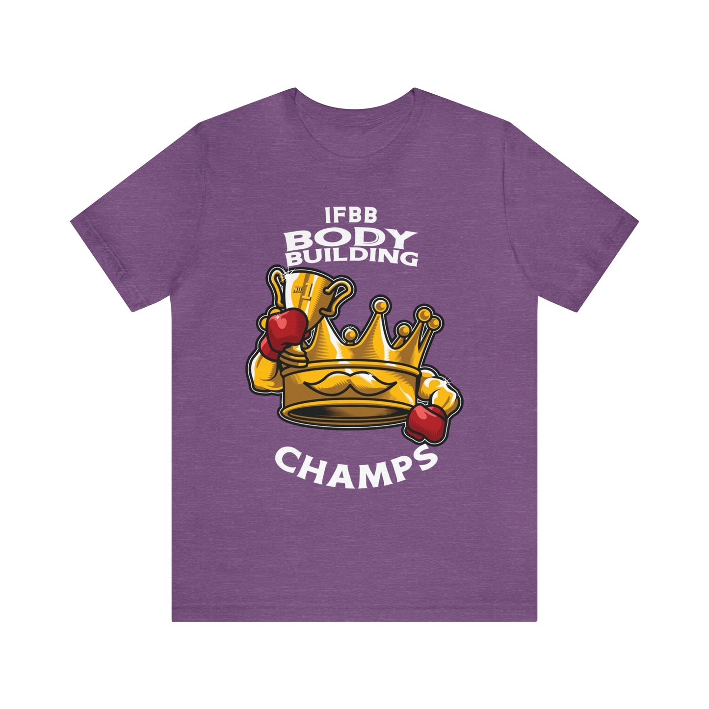 IFBB BODY BUILDING CHAMPS (v2) - Unisex Jersey Short Sleeve Tee (Bella+Canvas)