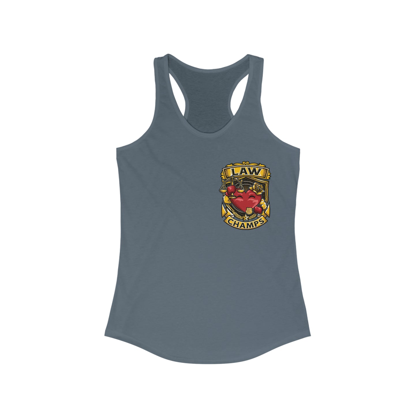 LAW CHAMPS (Small Logo) - Women's Ideal Racerback Tank