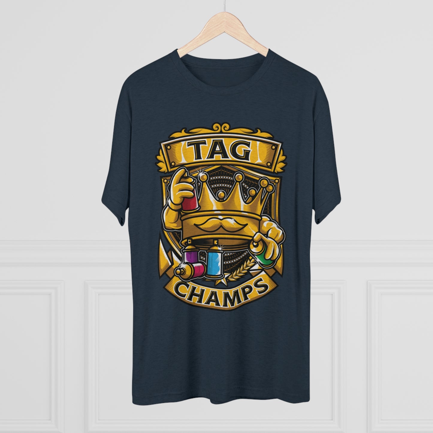TAG CHAMPS - PREMIUM SOFT - Unisex Tri-Blend Crew Tee (Next Level 6010)