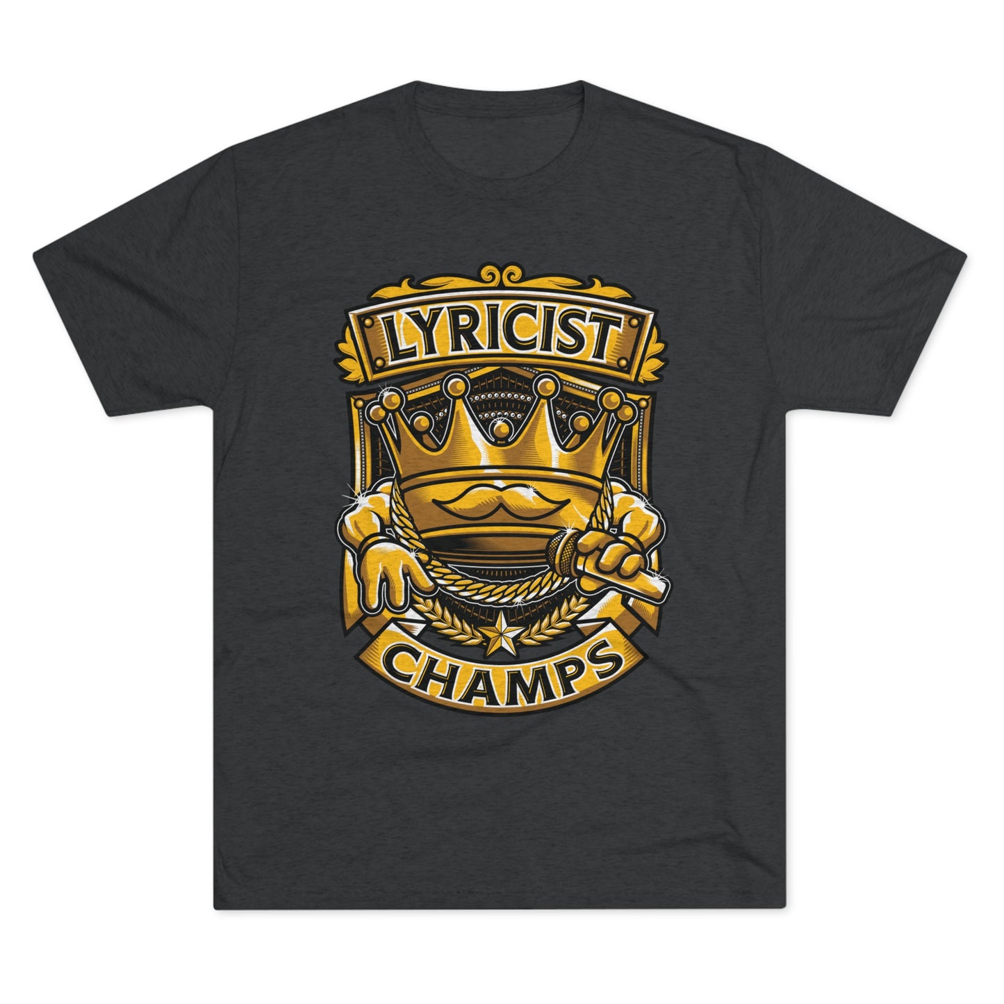 LYRICIST CHAMPS - PREMIUM SOFT - Unisex Tri-Blend Crew Tee (Next Level 6010)