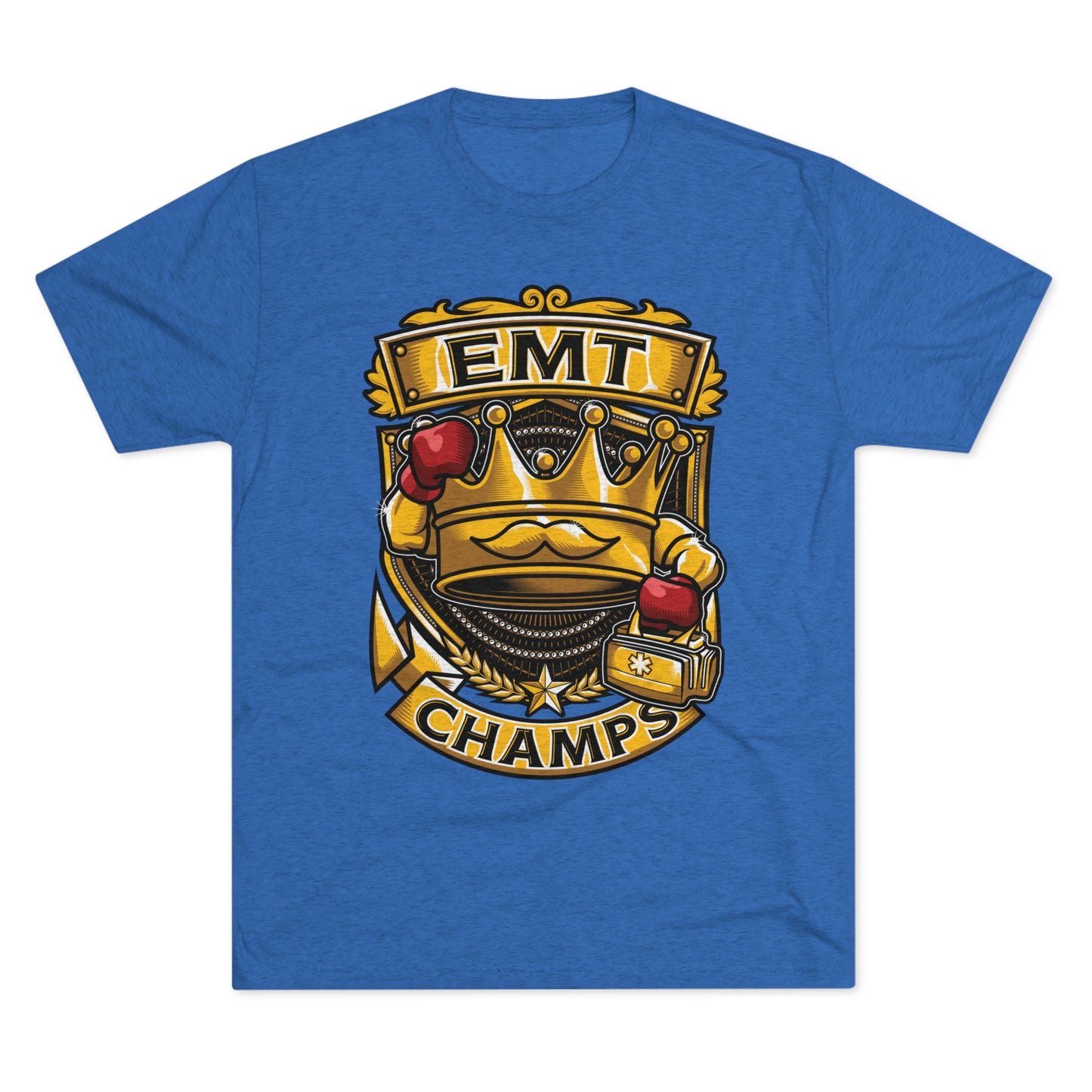 EMT CHAMPS - PREMIUM SOFT - Unisex Tri-Blend Crew Tee (Next Level 6010)