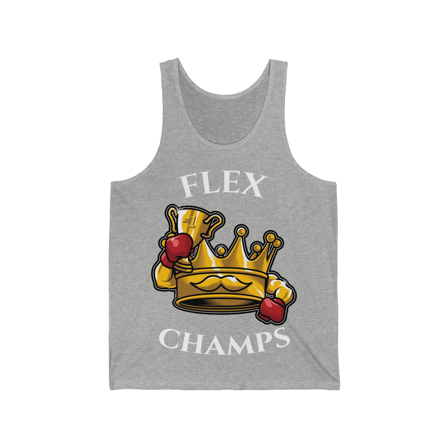 FLEX CHAMPS - PREMIUM SOFT - Unisex Jersey Tank (Bella+Canvas 3480)