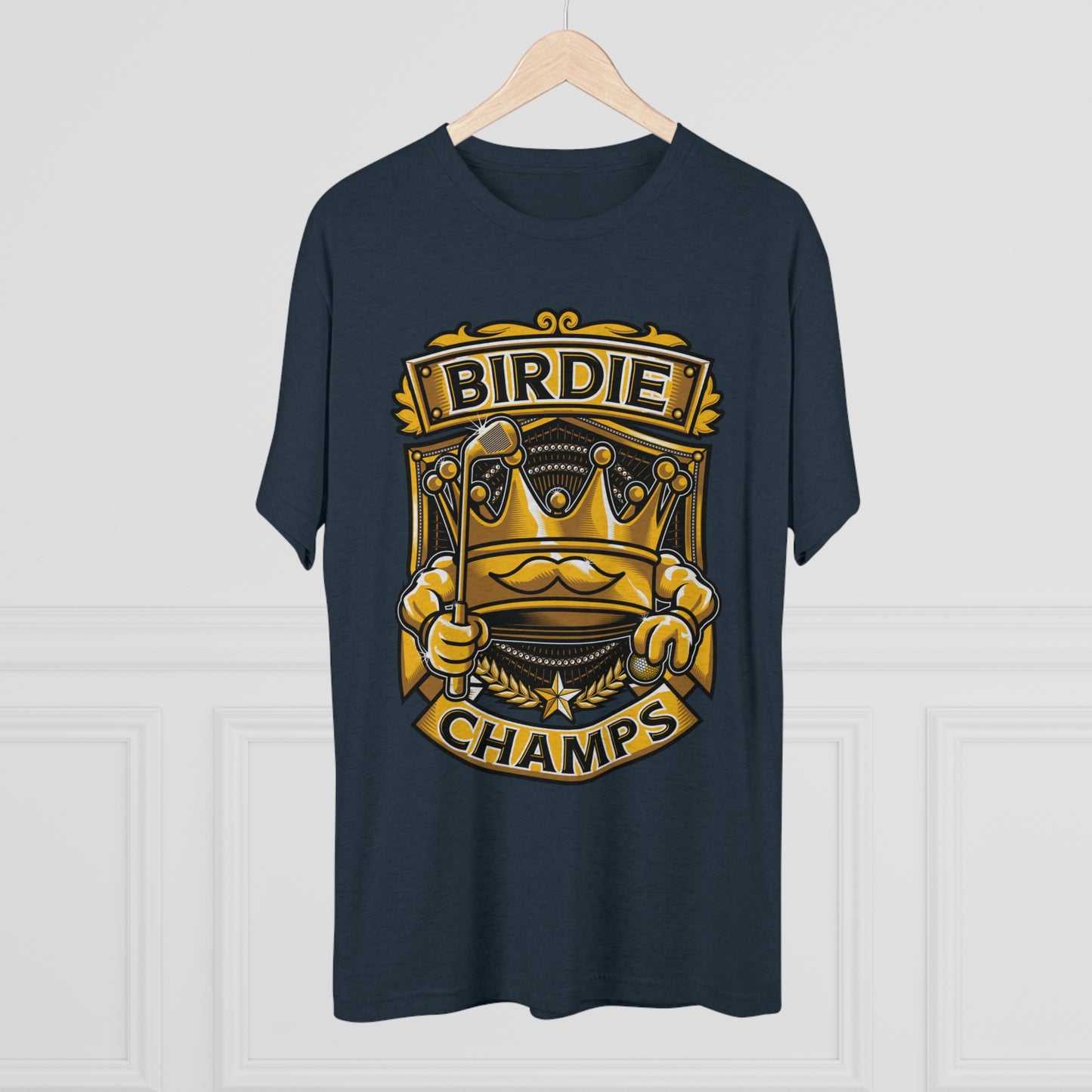 BIRDIE CHAMPS - PREMIUM SOFT - Unisex Tri-Blend Crew Tee (Next Level 6010)