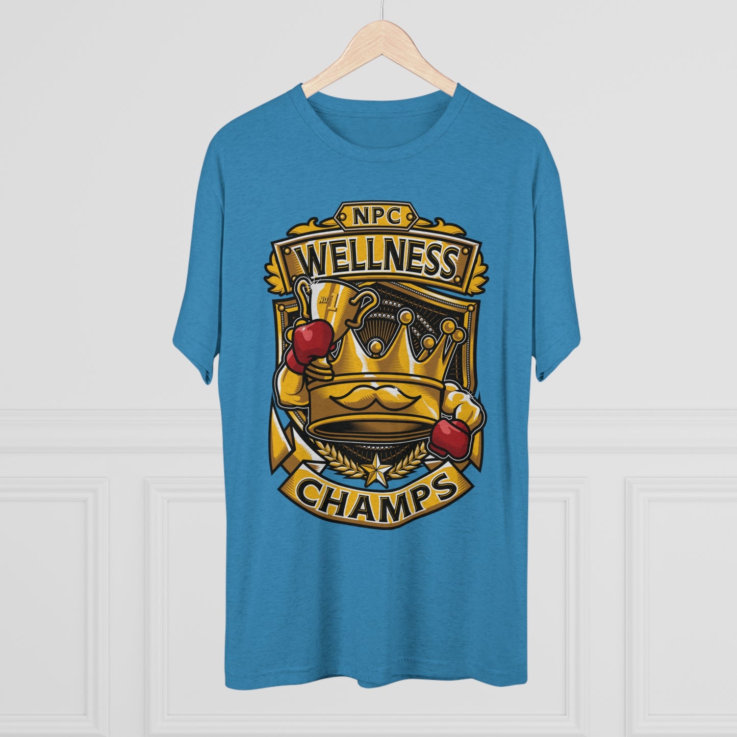NPC WELLNESS CHAMPS - PREMIUM SOFT - Unisex Tri-Blend Crew Tee (Next Level 6010)
