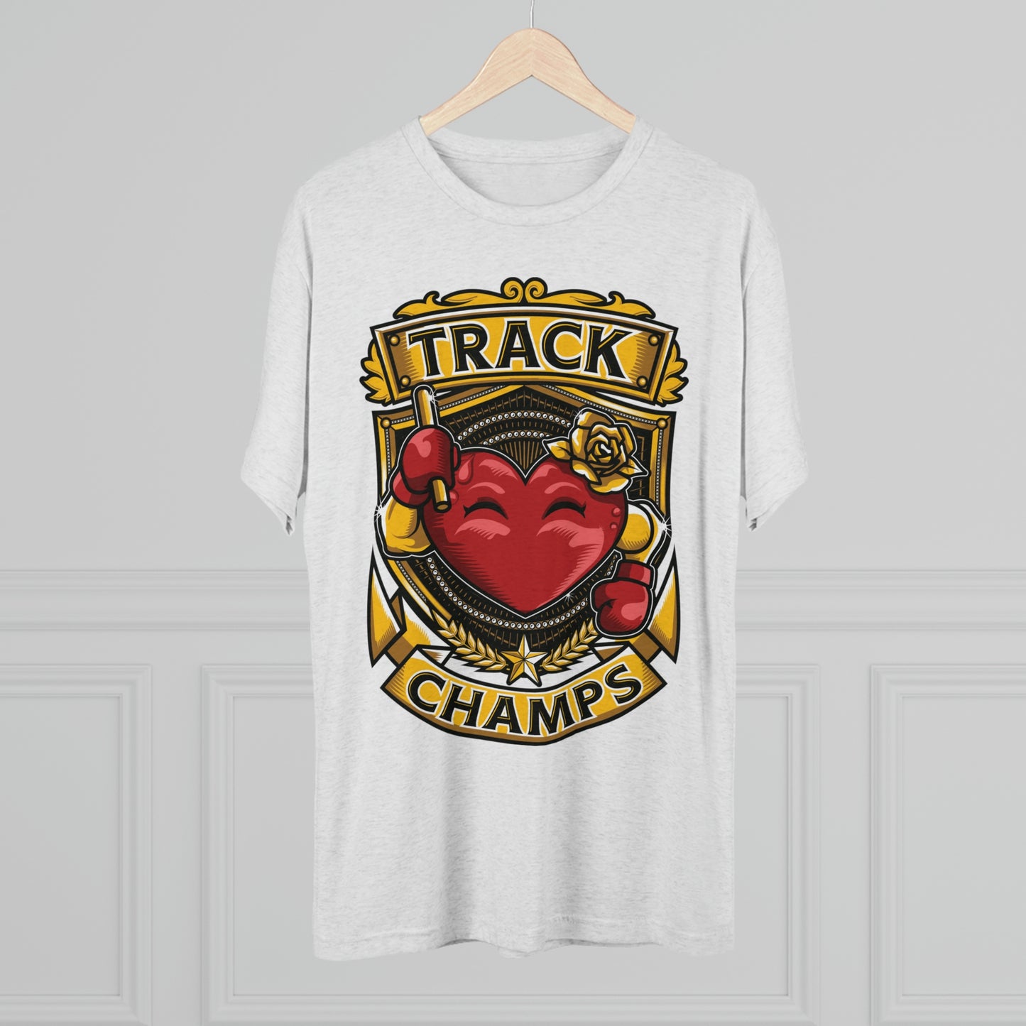 TRACK CHAMPS - PREMIUM SOFT - Unisex Tri-Blend Crew Tee (Next Level 6010)
