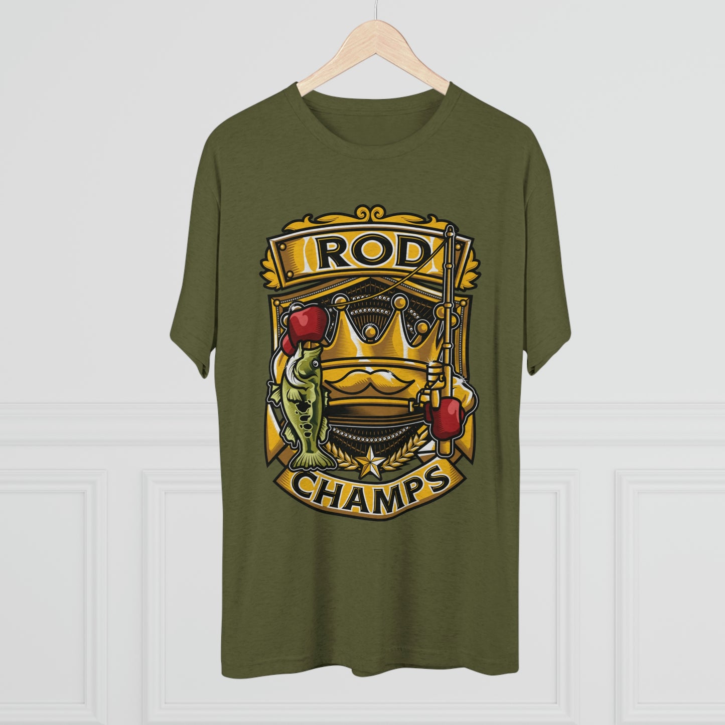 ROD CHAMPS - PREMIUM SOFT - Unisex Tri-Blend Crew Tee (Next Level 6010)