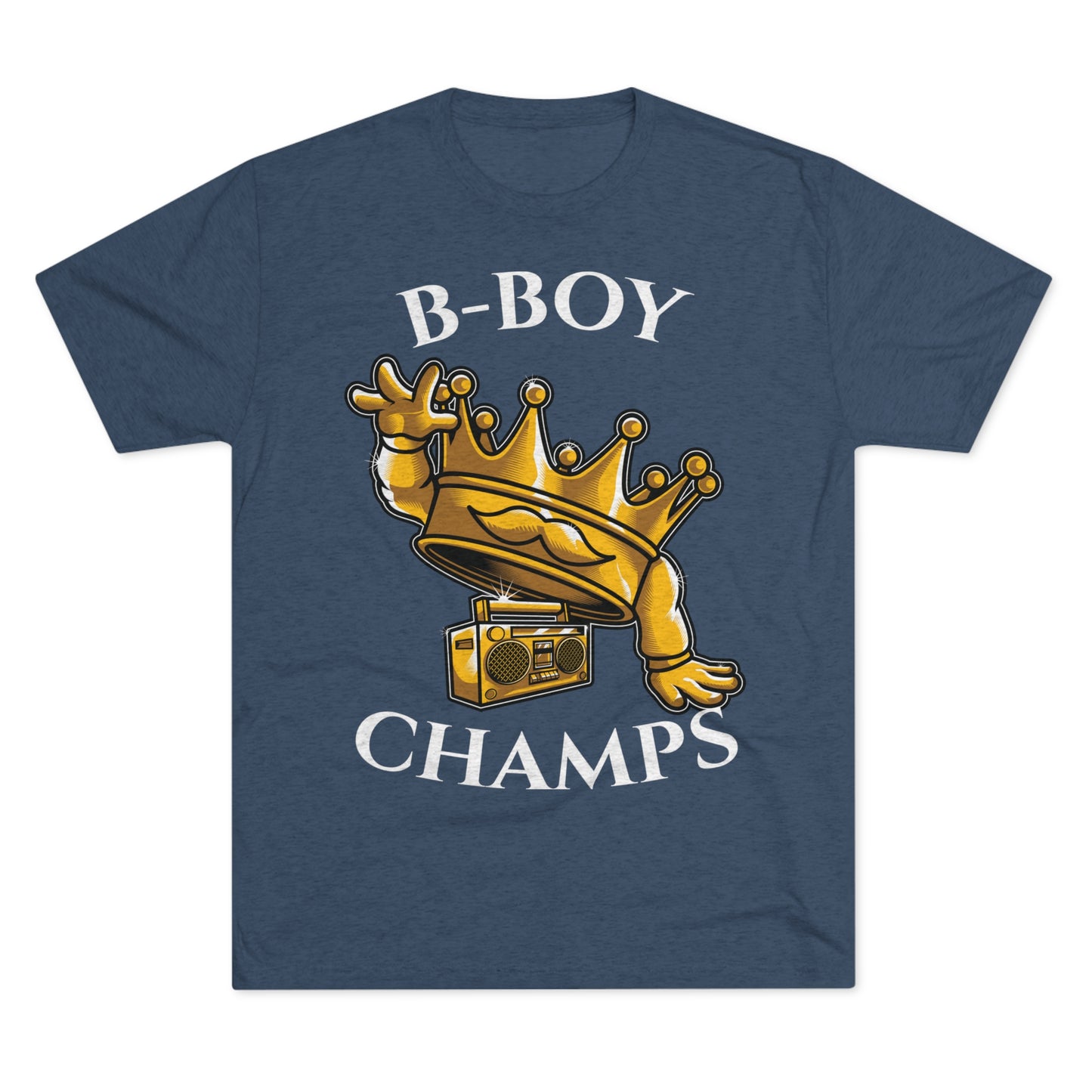 B-BOY CHAMPS (No Crest) - PREMIUM SOFT - Unisex Tri-Blend Crew Tee (Next Level 6010)