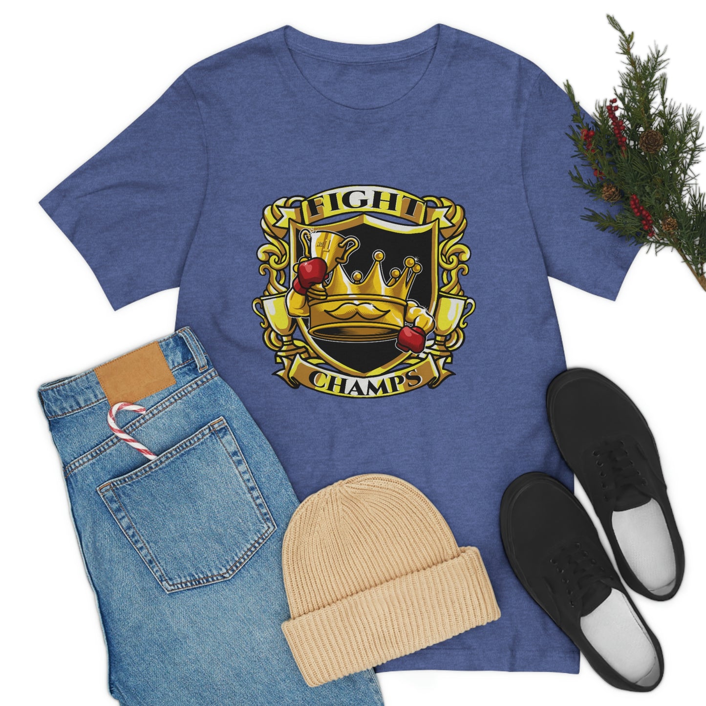 Fight Champs! Unisex Jersey Short Sleeve Tee (Bella+Canvas)