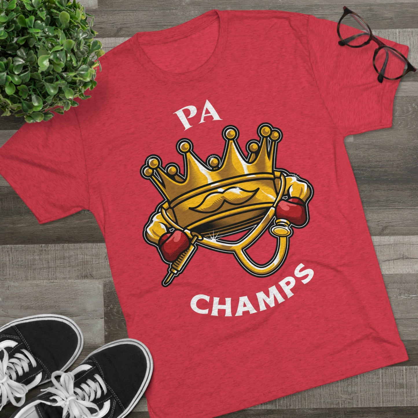 PA CHAMPS - PREMIUM SOFT - Unisex Tri-Blend Crew Tee (Next Level 6010)