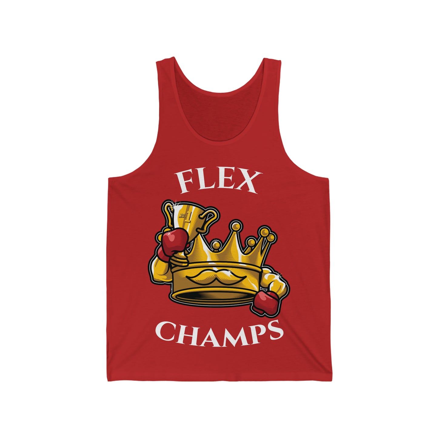 FLEX CHAMPS - PREMIUM SOFT - Unisex Jersey Tank (Bella+Canvas 3480)