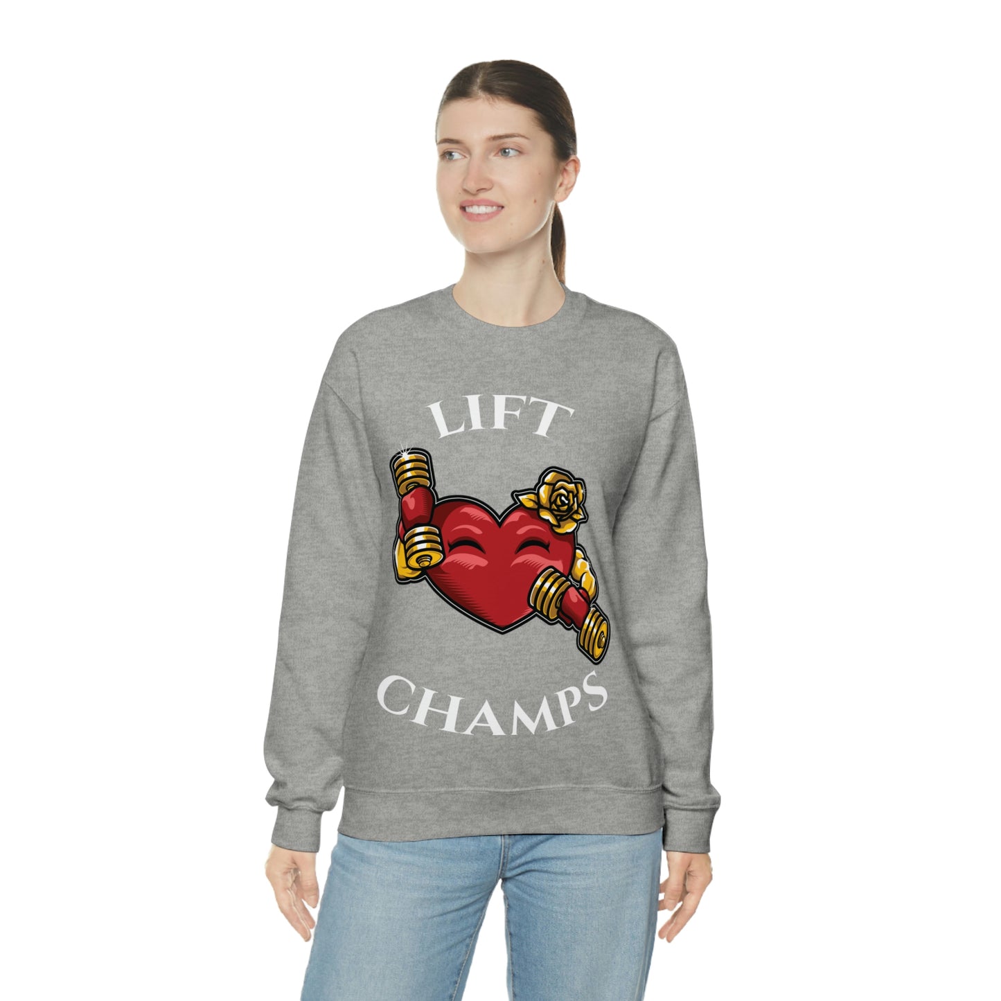 Lift Champs! - Unisex Heavy Blend™ Crewneck Sweatshirt