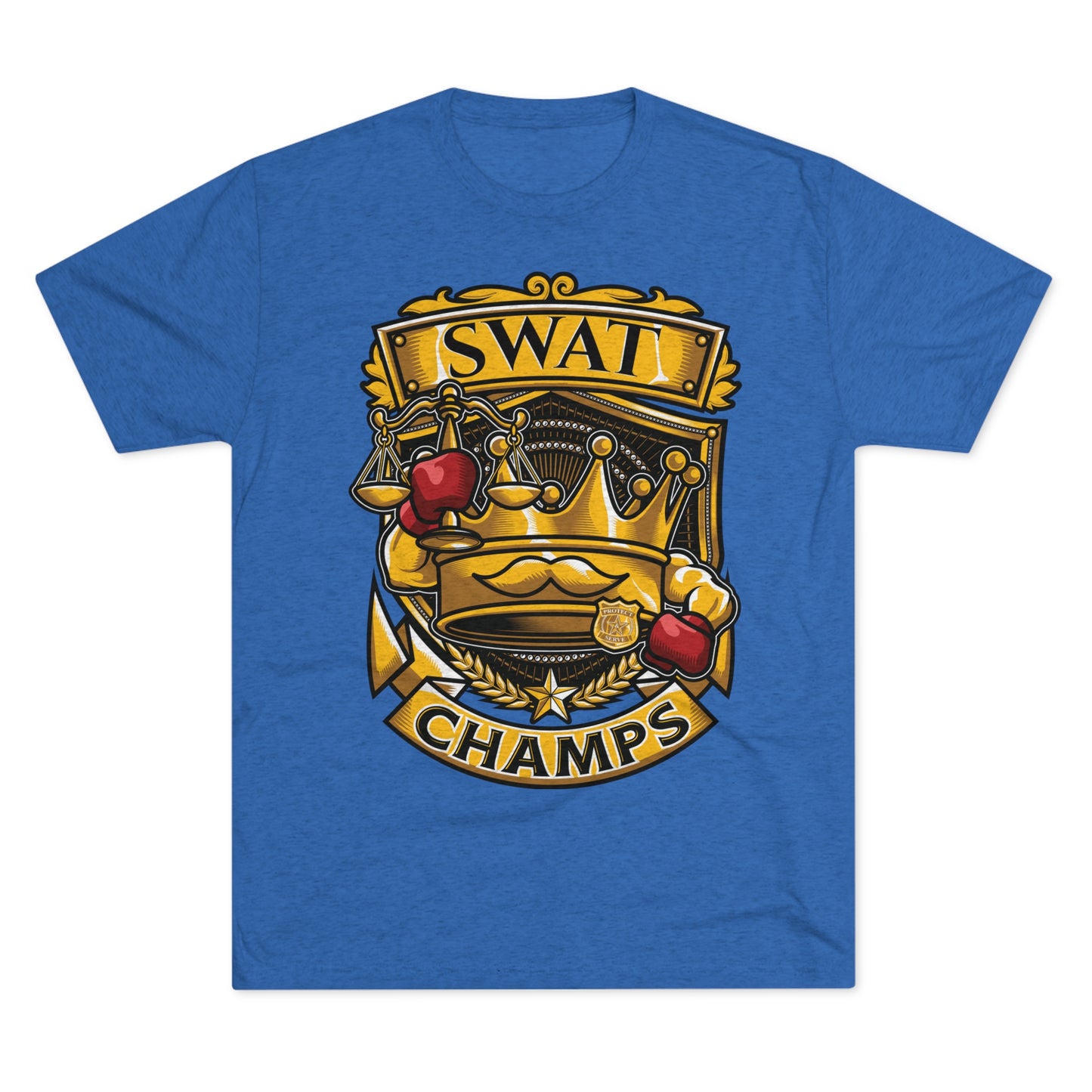 SWAT CHAMPS - PREMIUM SOFT - Unisex Tri-Blend Crew Tee (Next Level 6010)