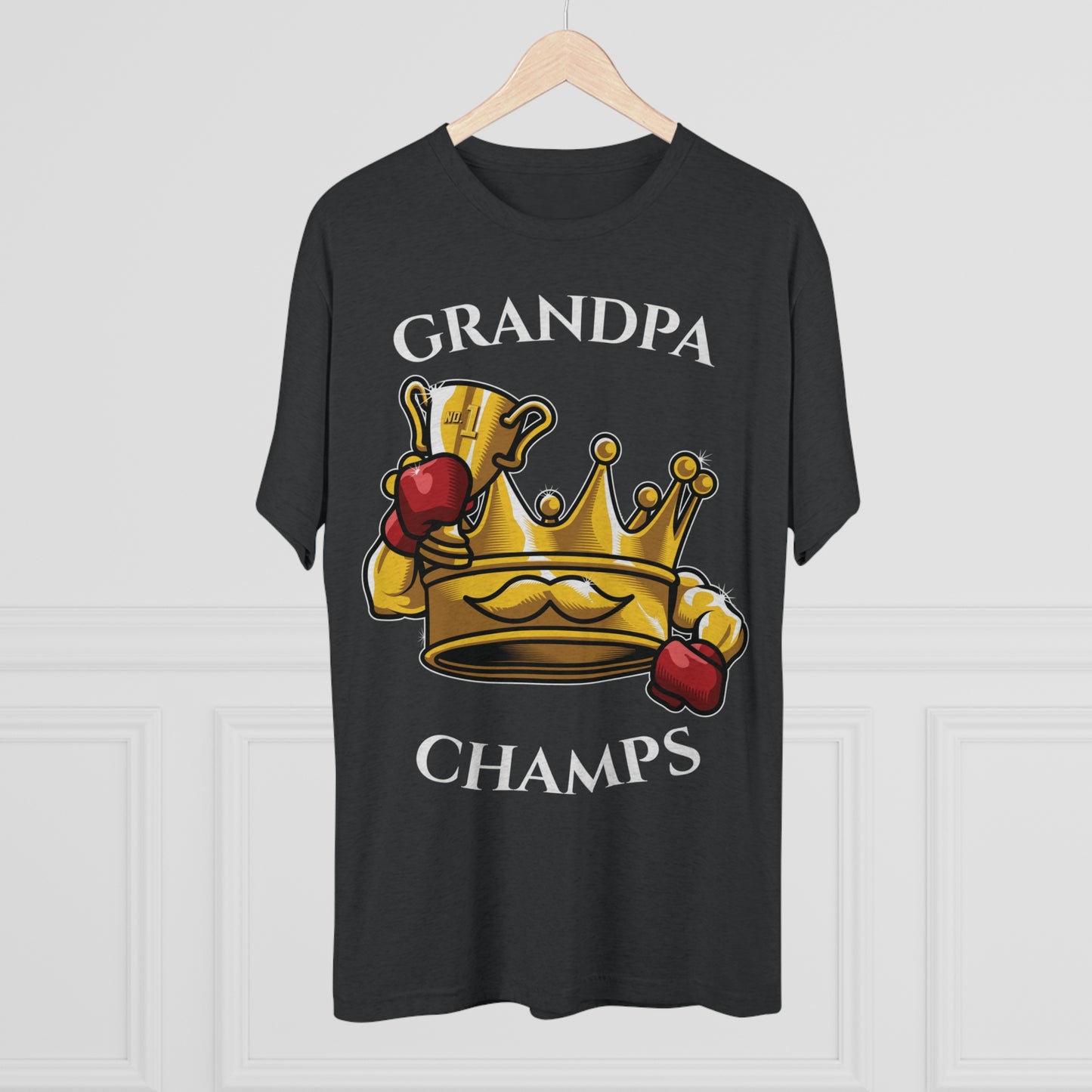 GRANDPA CHAMPS - PREMIUM SOFT - Unisex Tri-Blend Crew Tee (Next Level 6010)